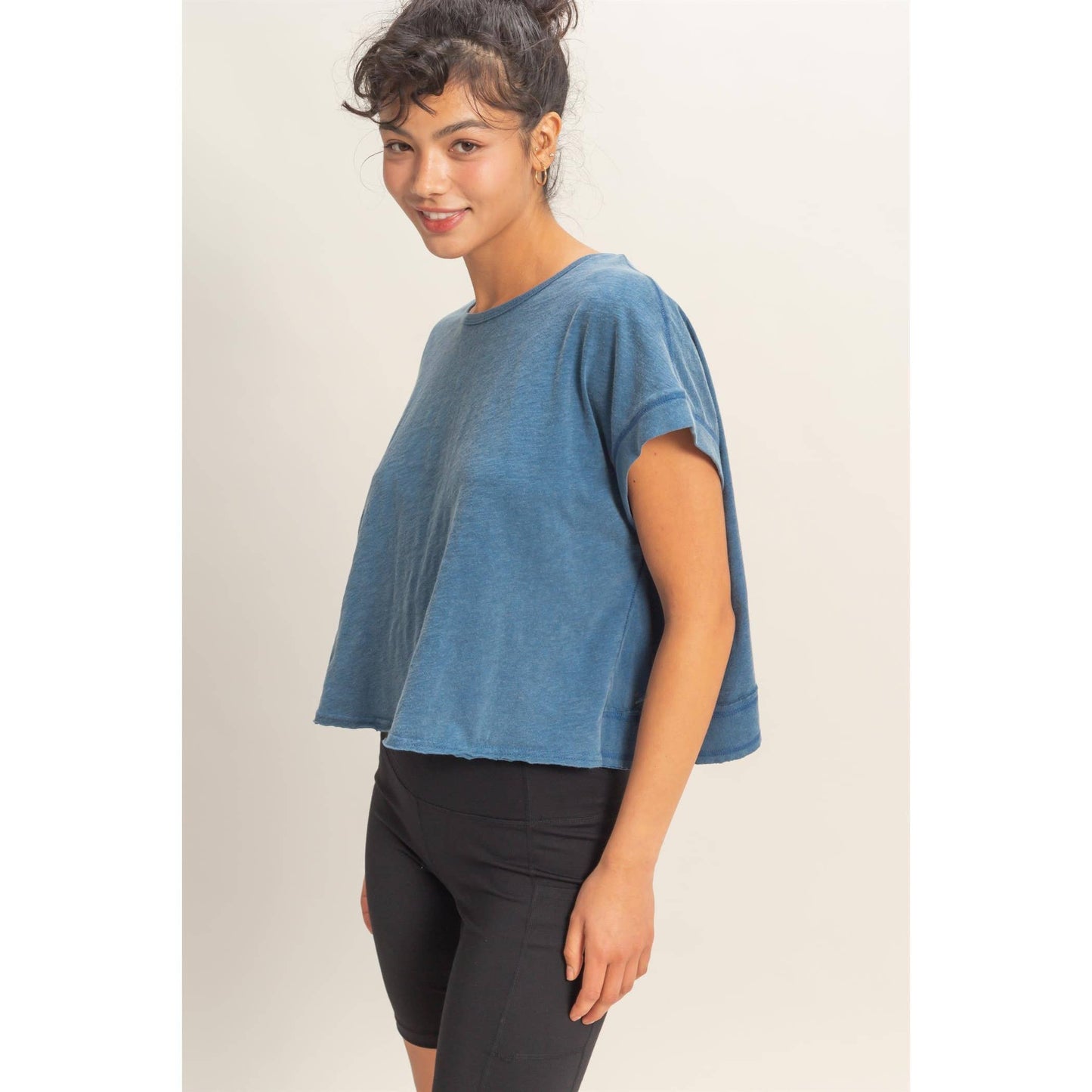 Storm Washed Open Back Top