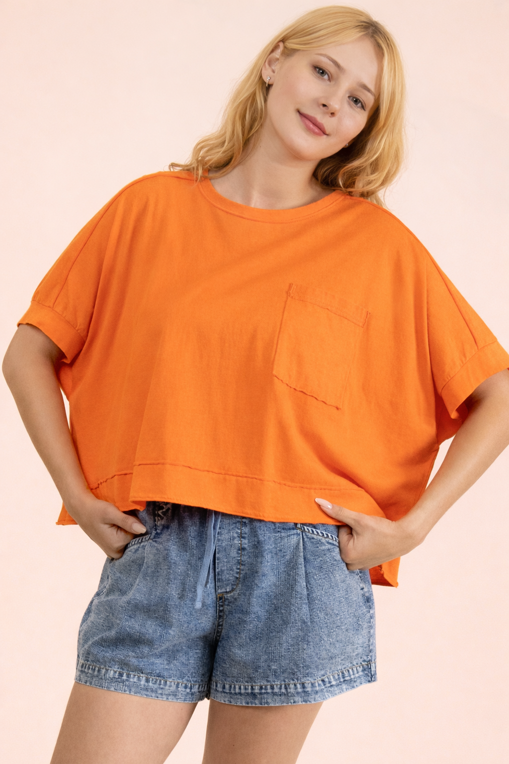 Oversized Comfy Crop