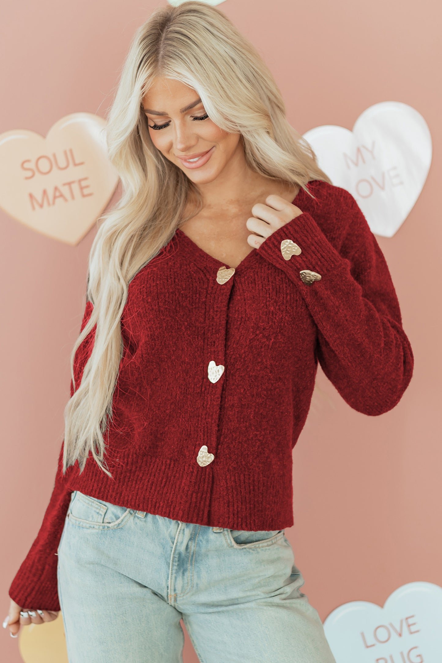 Scarlet Sweetheart Cardigan