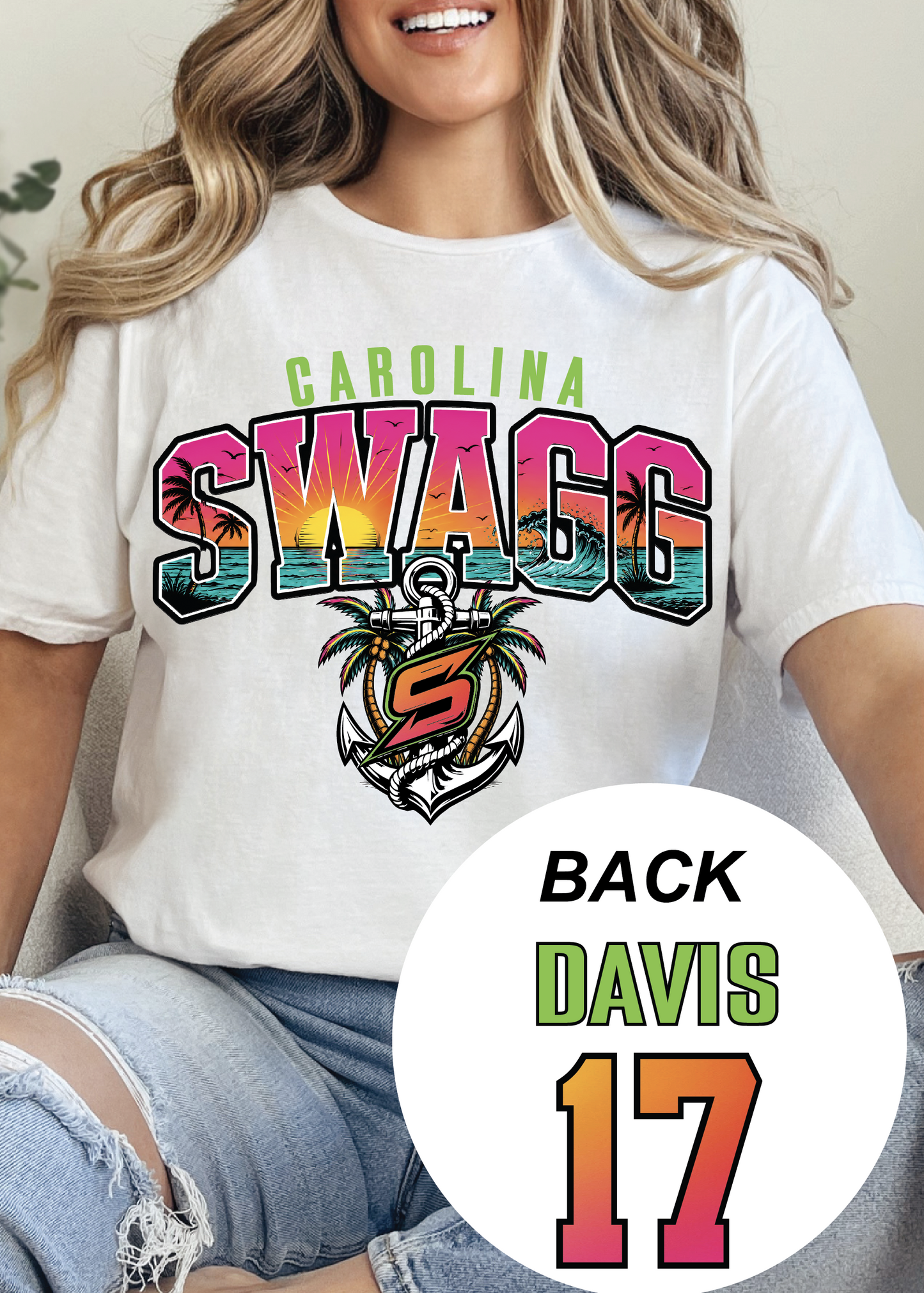 Carolina Swagg Anchored Tee