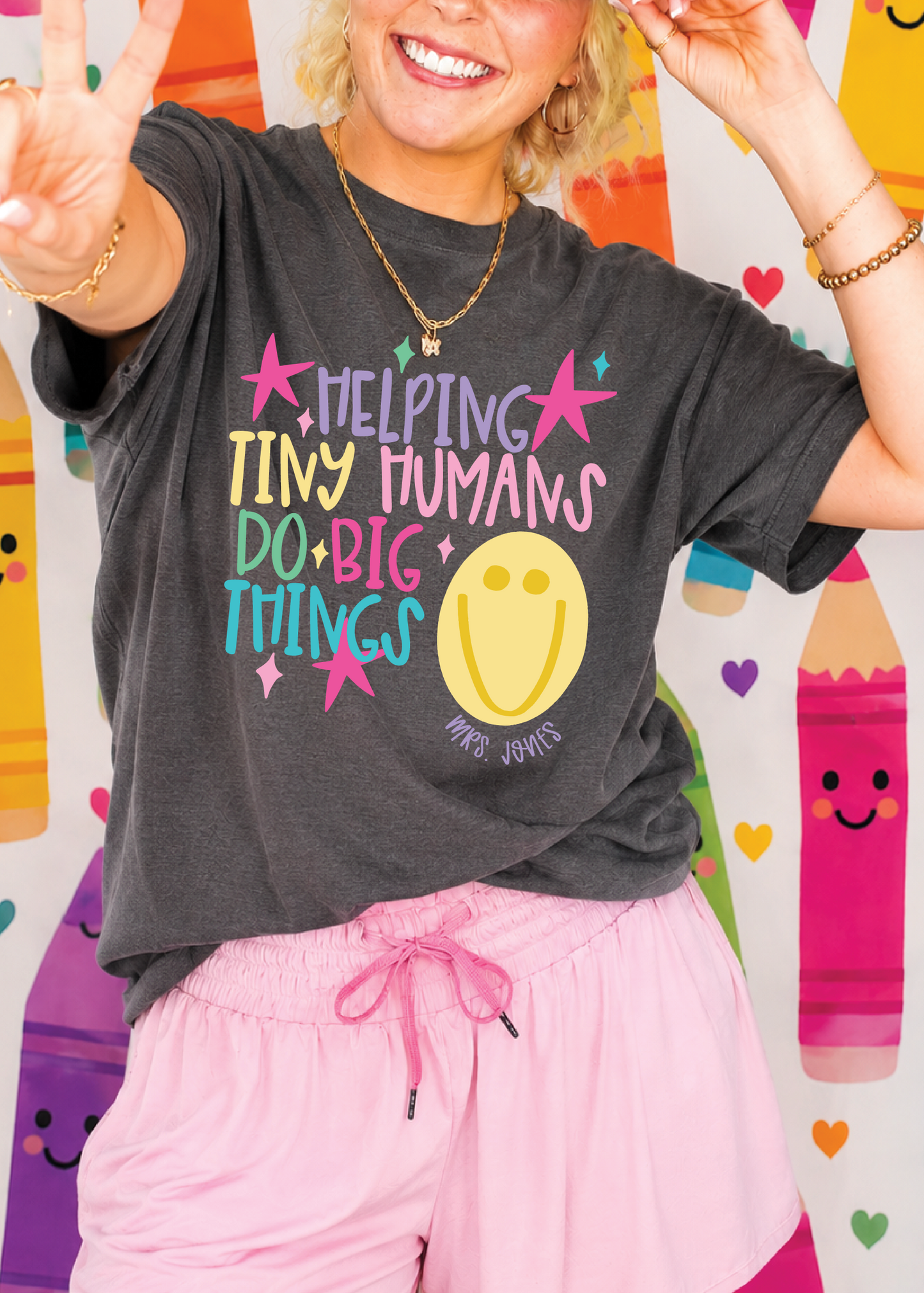 Helping Tiny Humans Name Tee