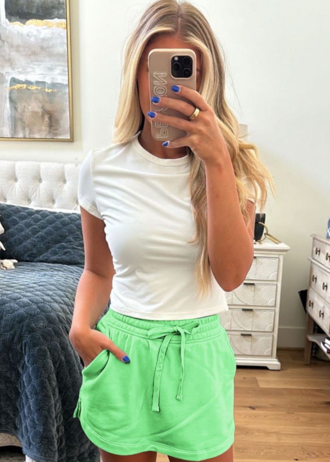 French Terry Mini Skort