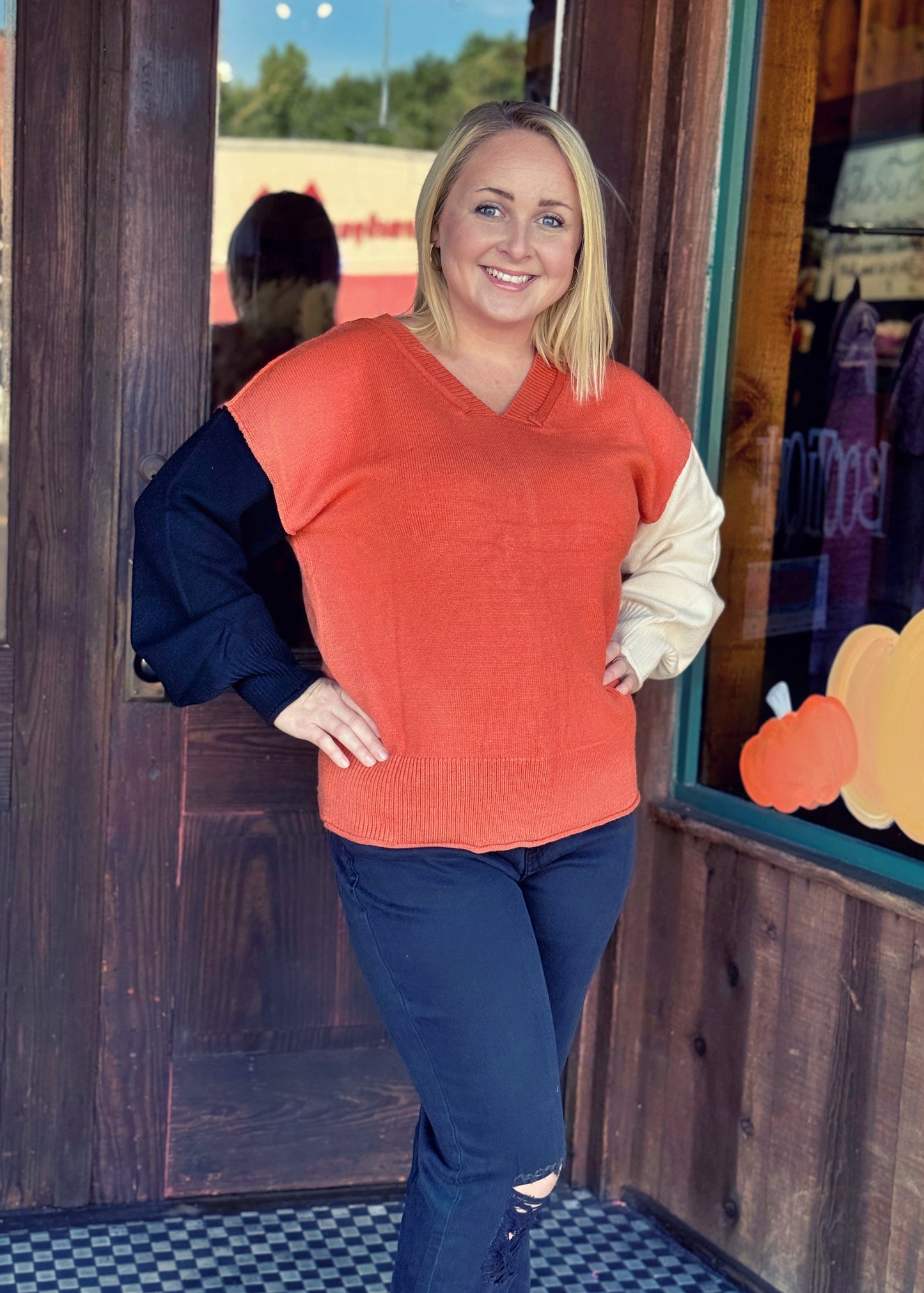 Dessert Gold Bubble Sleeve Sweater