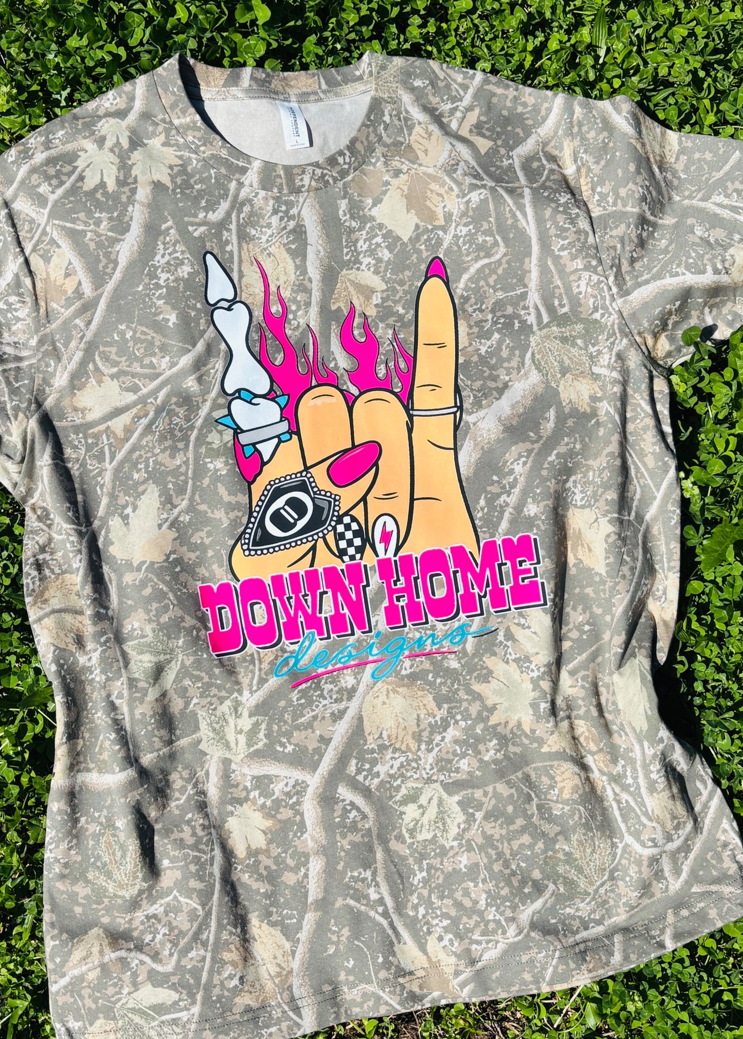 DHD Western Camo Graphic Tee