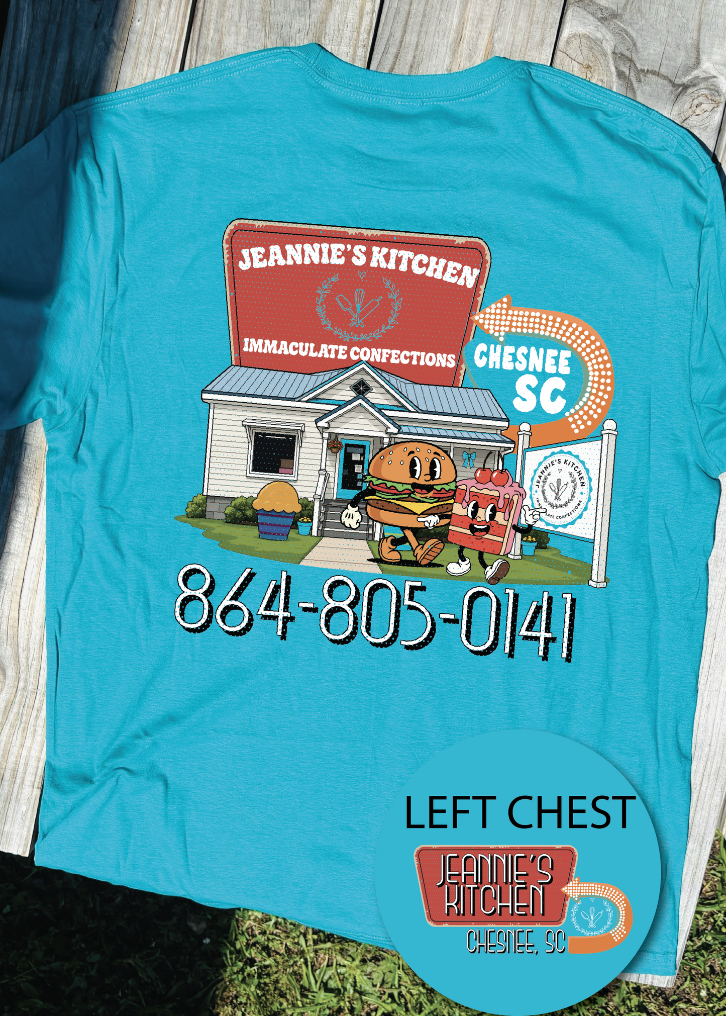 JEANNIE'S KITCHEN RETRO TEE