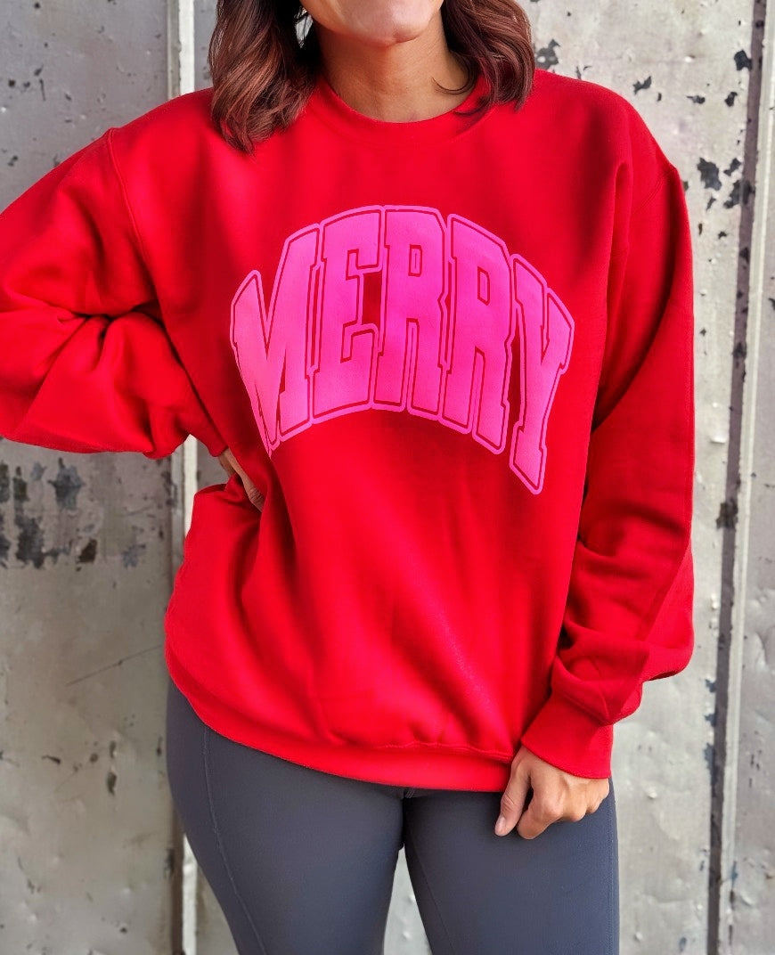 VARSITY PUFF SWEATSHIRT