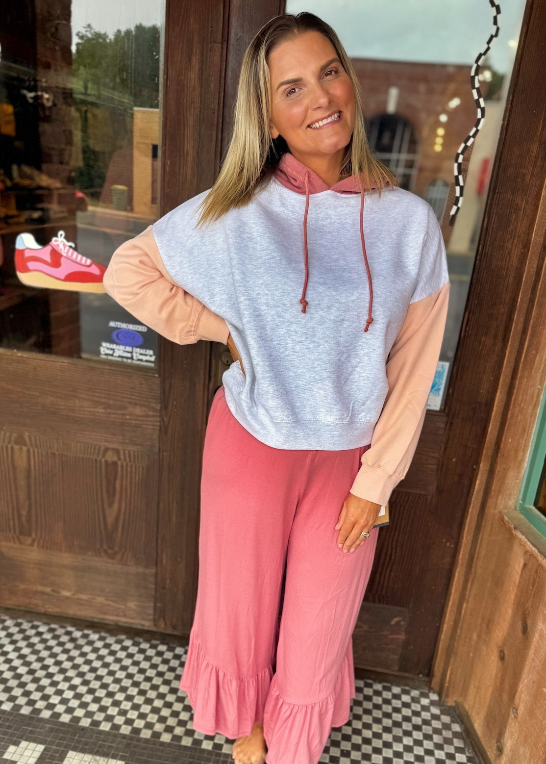 MV Sueded + Cropped Hoodie