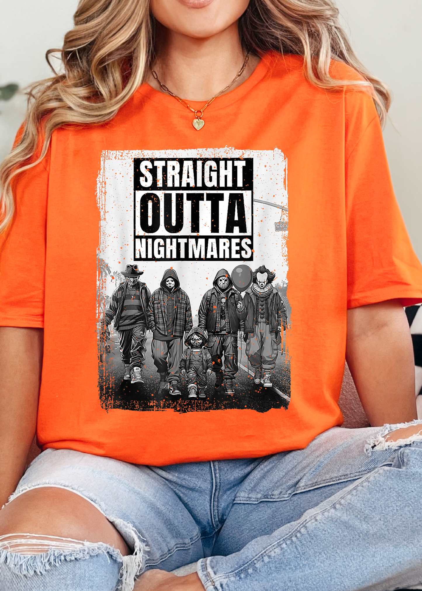 Straight Out of Nightmares Graphic Tees