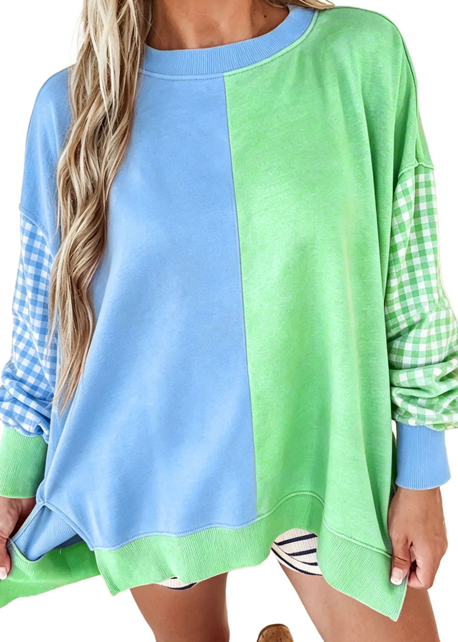 Simply Sweet Gingham Pullover