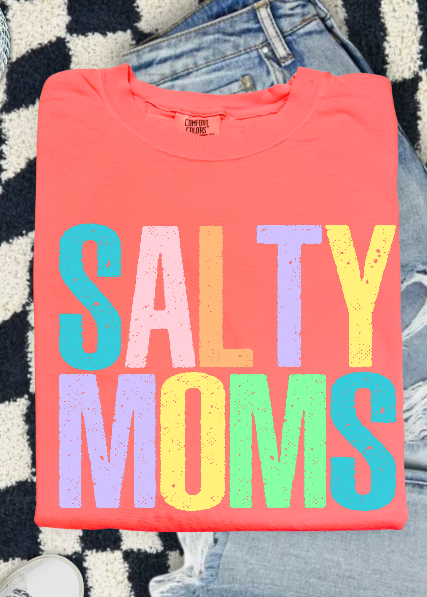 Salty Moms Comfort Color Tee