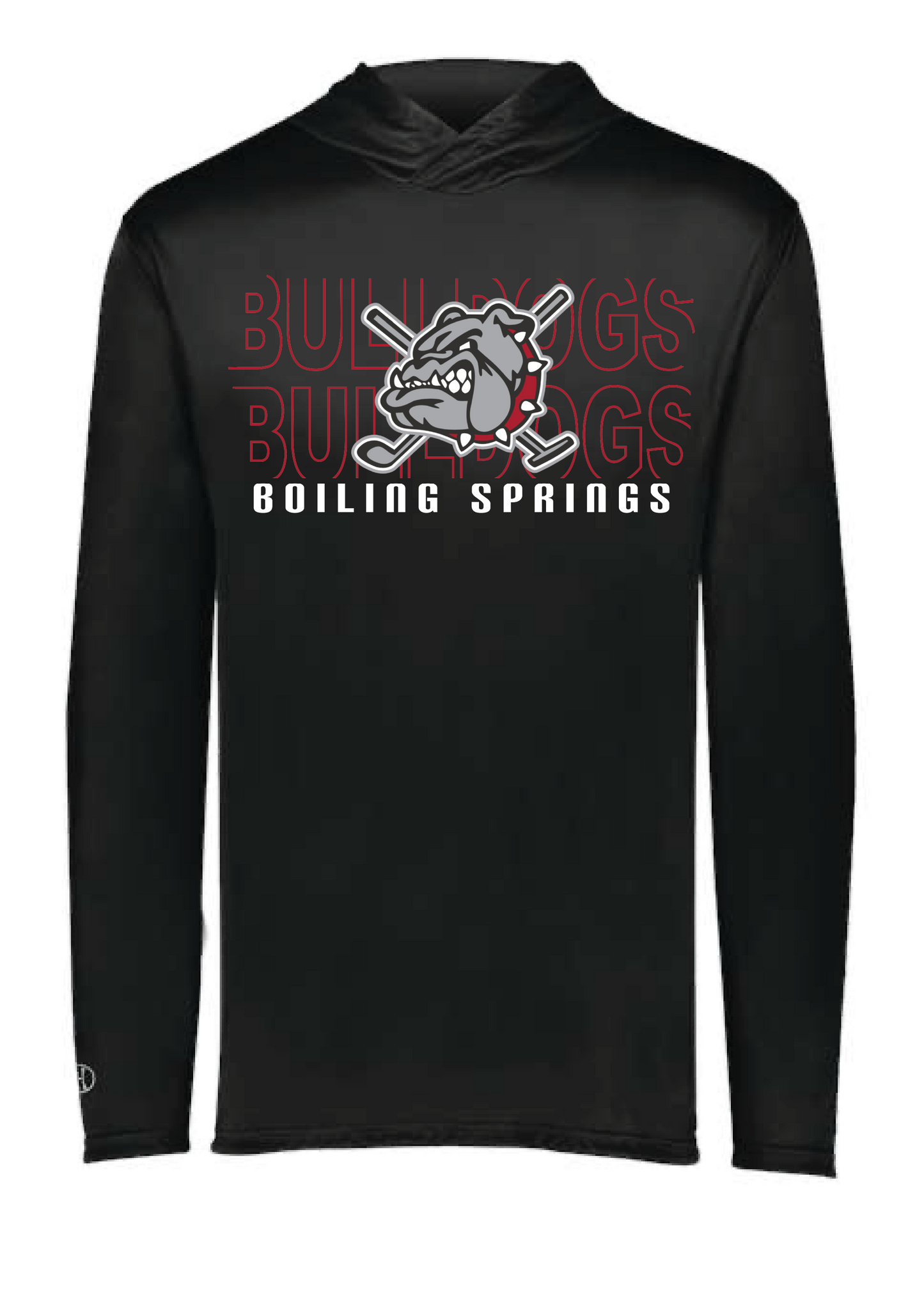 Boiling Springs Stacked Retro Graphic