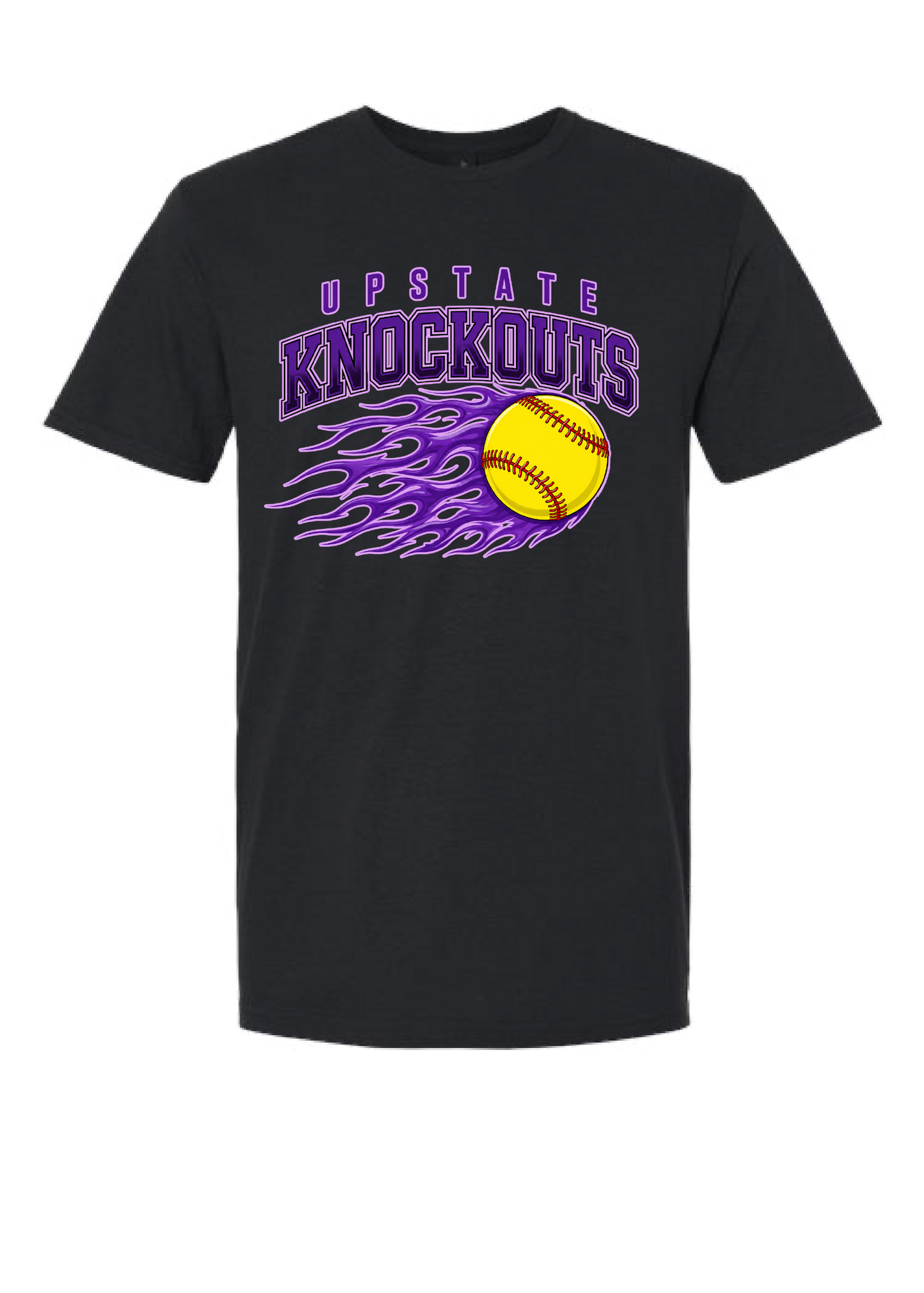 Upstate Knockouts Softball Flames Tee