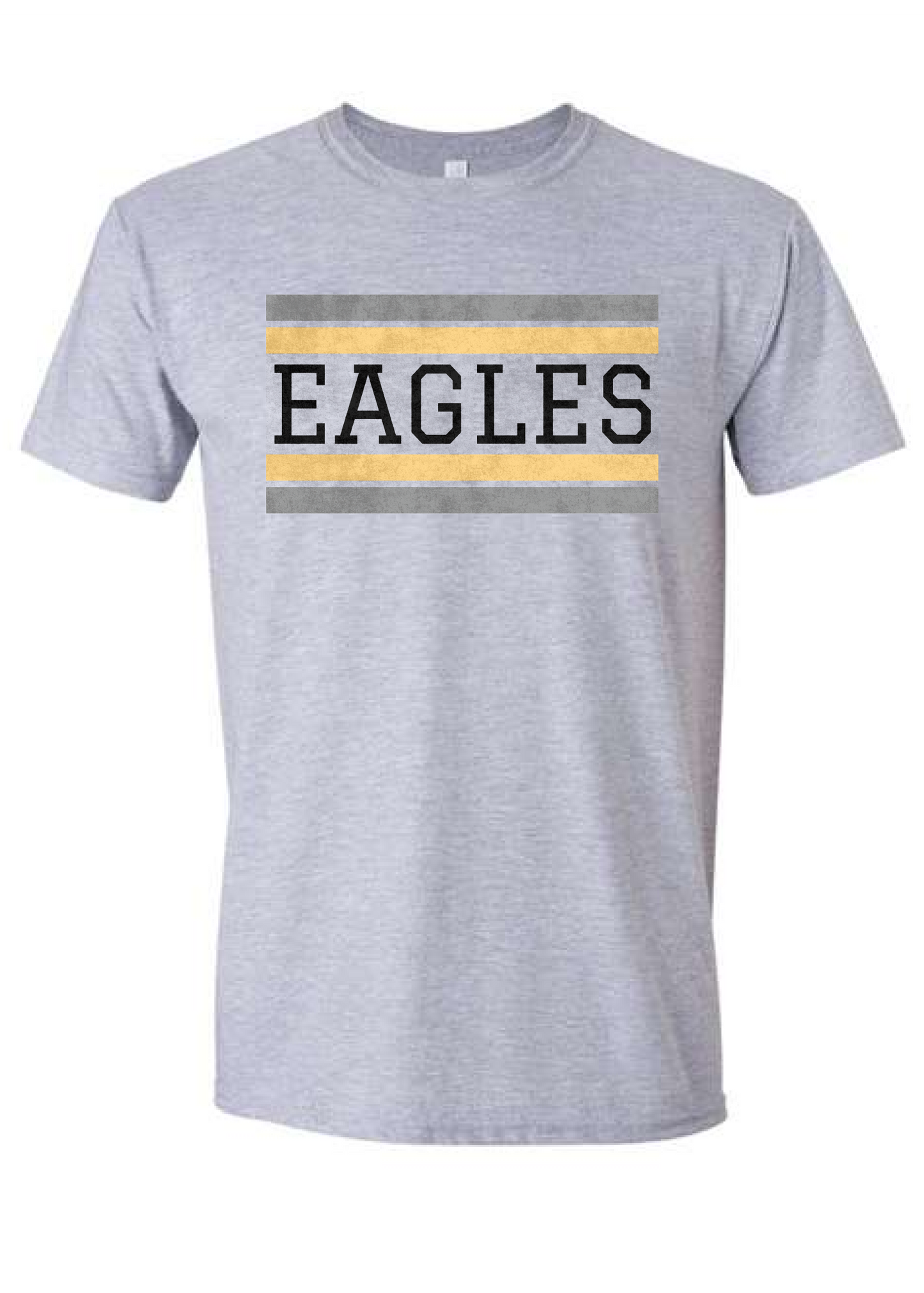 EAGLES STRIPED VARSITY GRAPHIC TEE