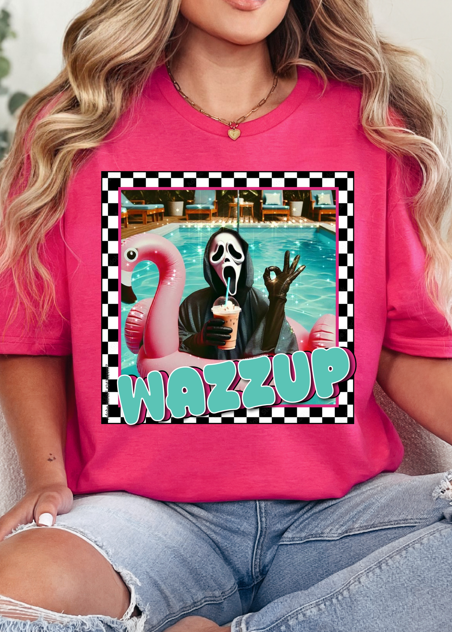 WAZZUP GHOSTFACE Graphic Tee