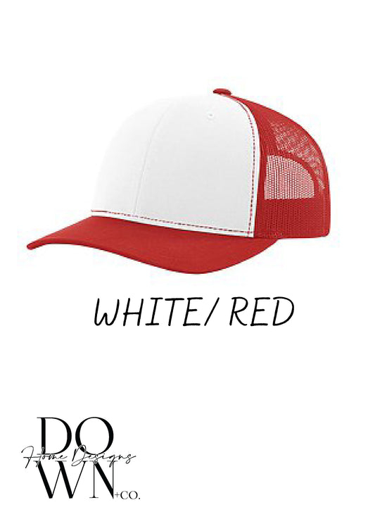 Handwritten Leather Patch Hat