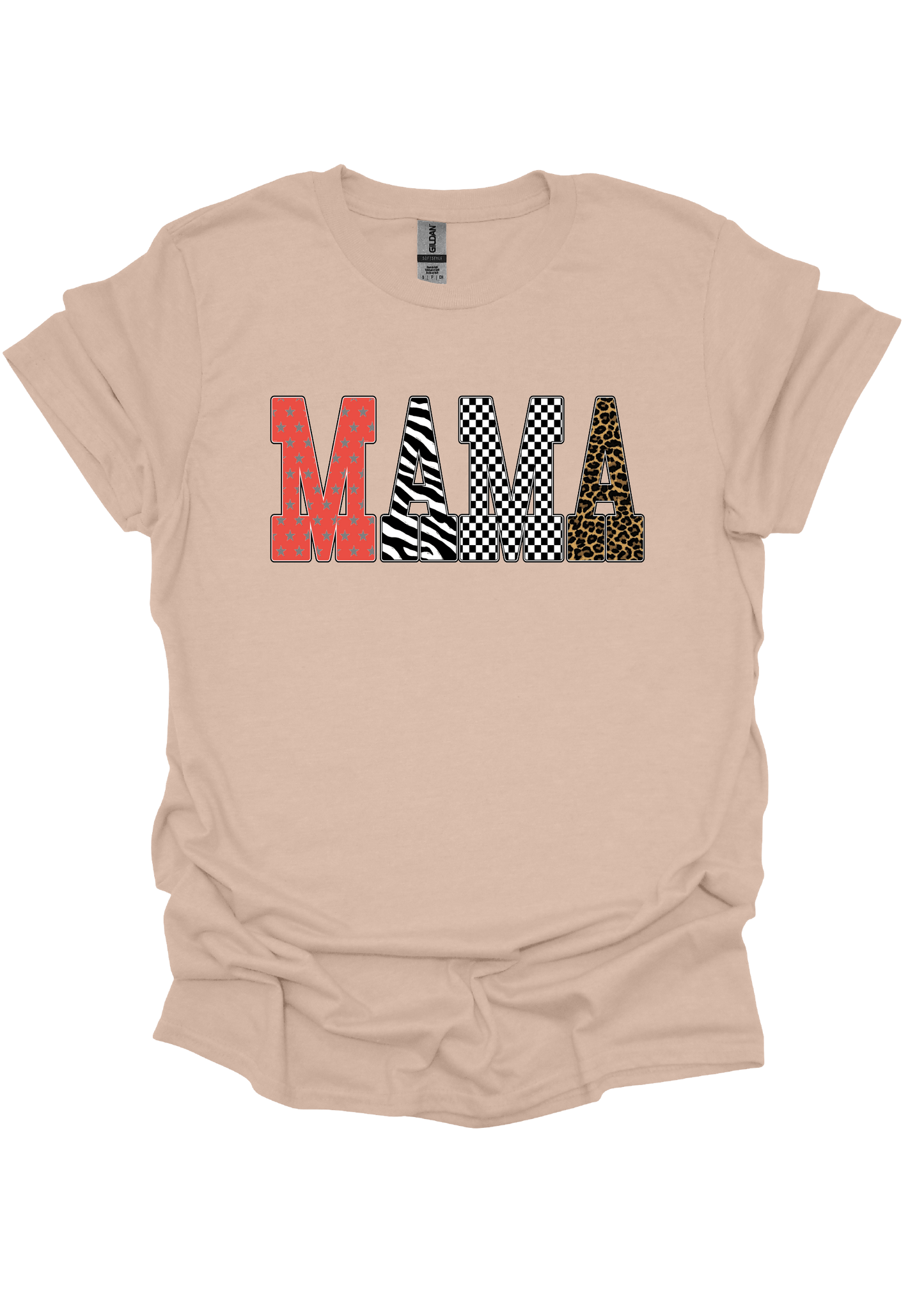 Dopamine Animal Print Personalized Graphic Tee