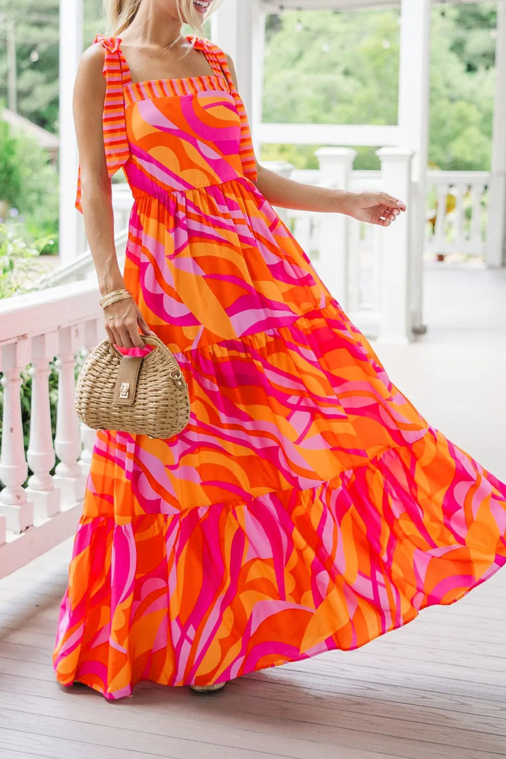 All About Abstract Maxi Dress