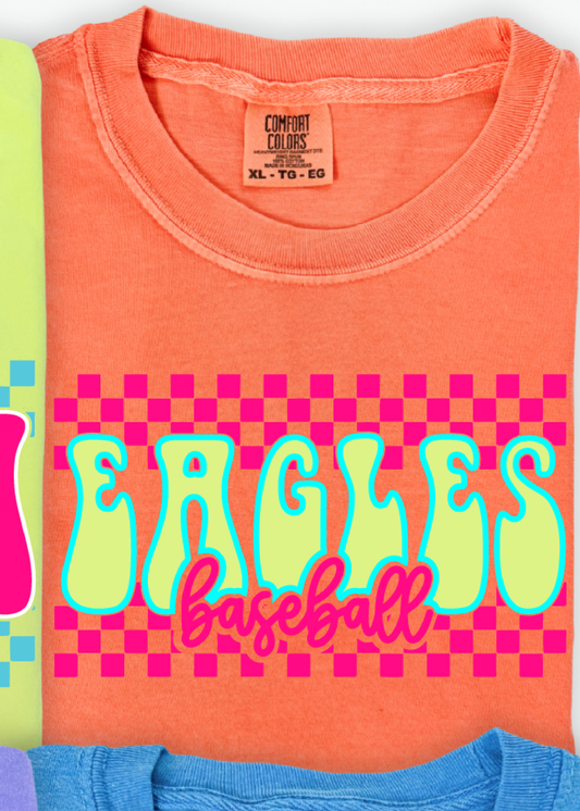 Checkered Groovy CC Bright Graphic Tee