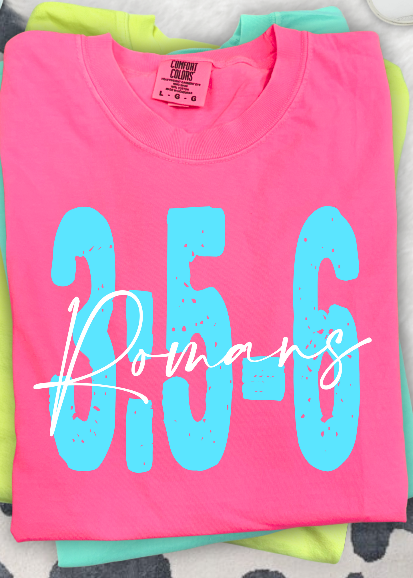 Comfort Color Custom Bible Verse Tee