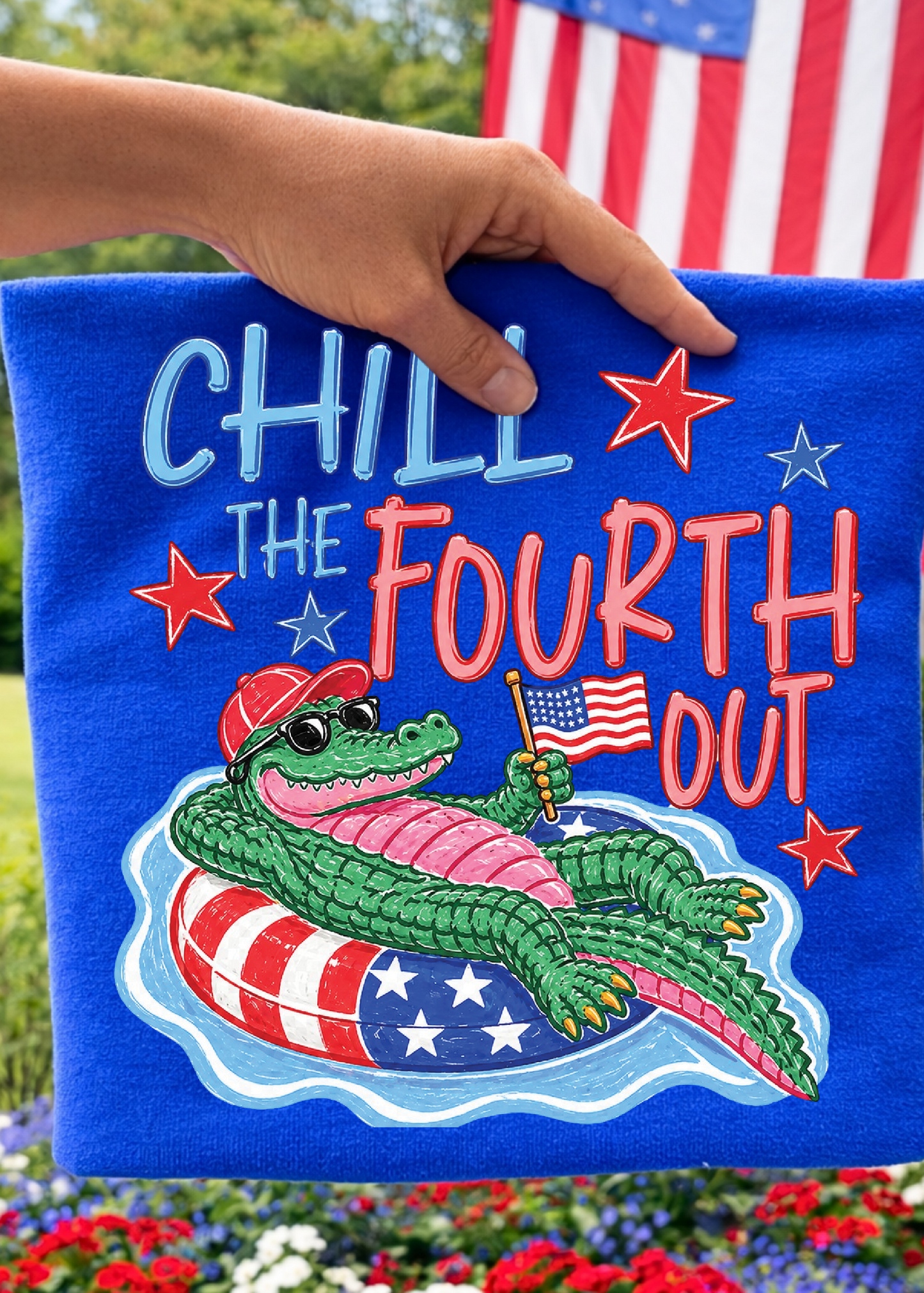 Chill the Fourth Out Gator Tee