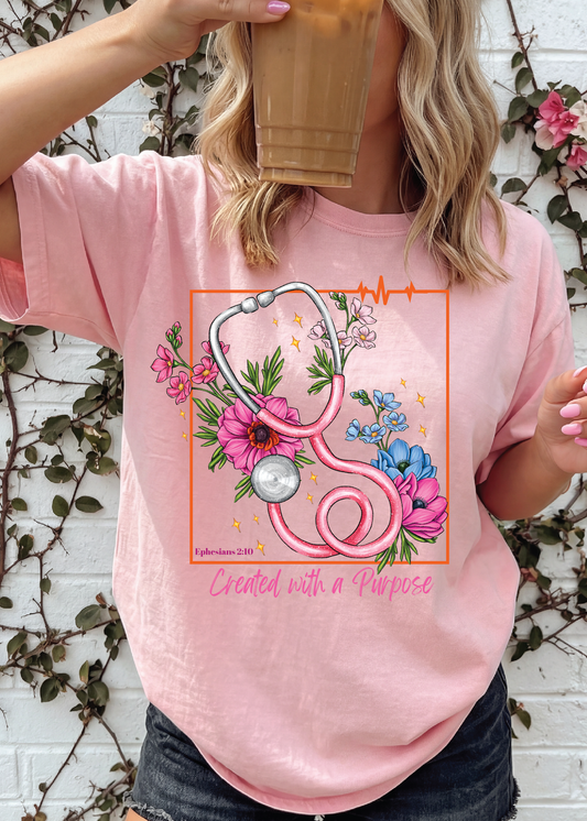 Created with a Purpose Comfort Color Tee