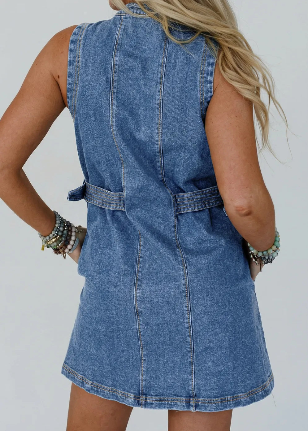 Cowboy Take Me Away Denim Dress