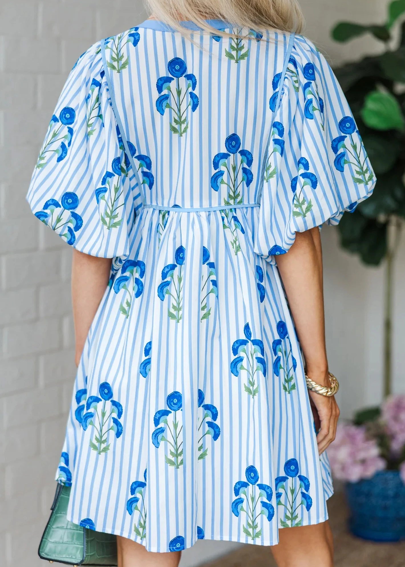 Blue Skies Bloom Mini Dress