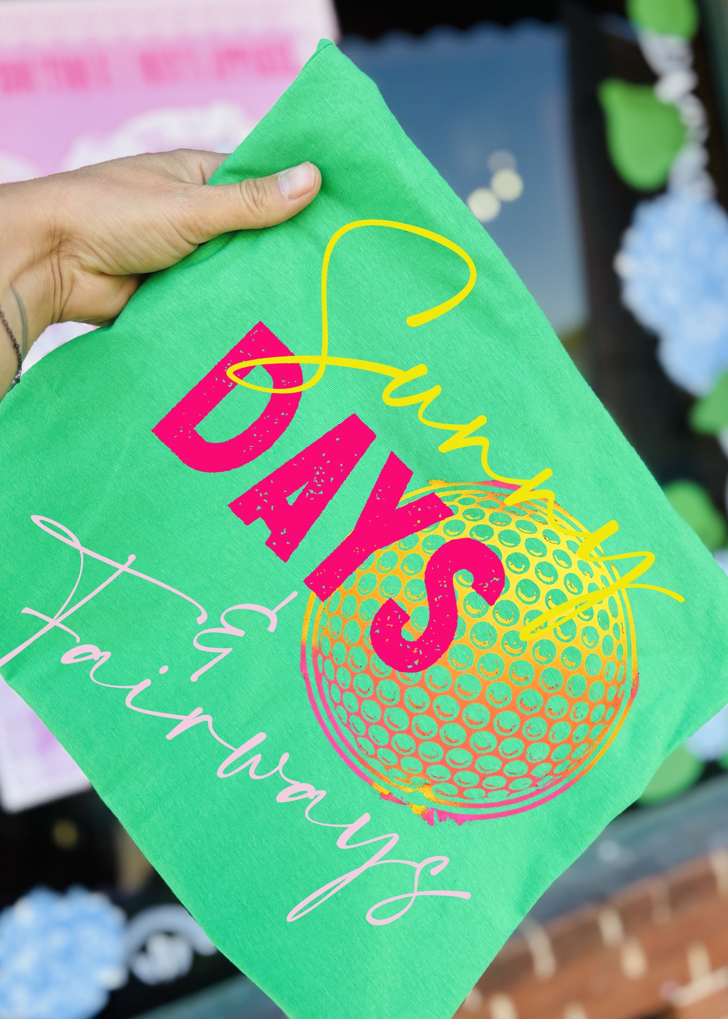 Sunny Days + Fairways Graphic Tee