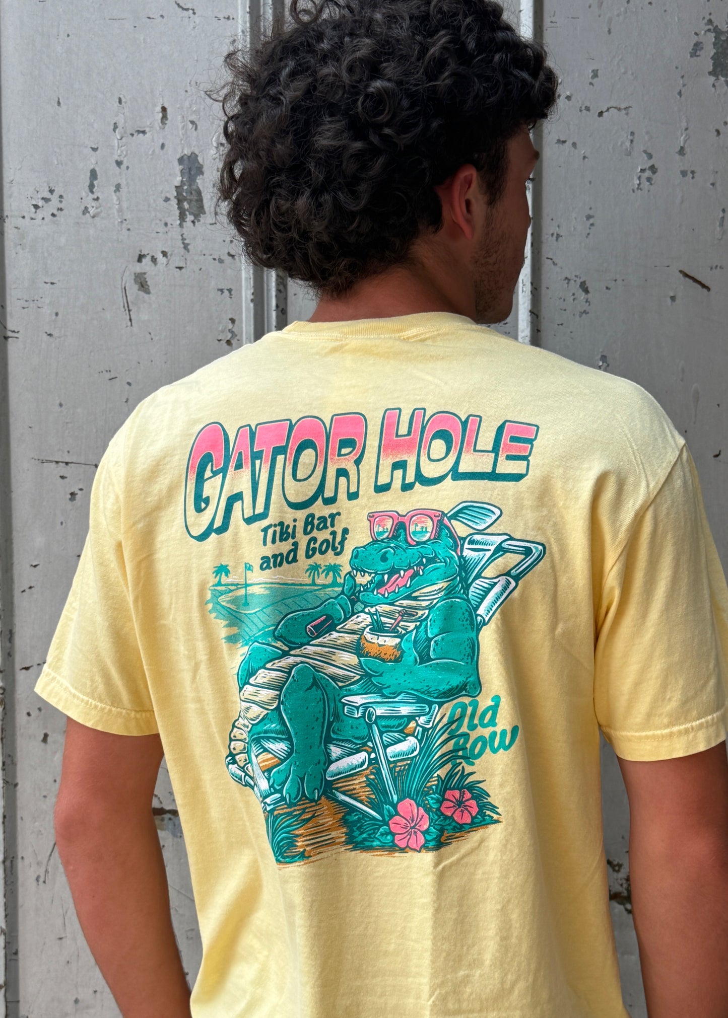 Gator Tiki Bar Pocket Tee