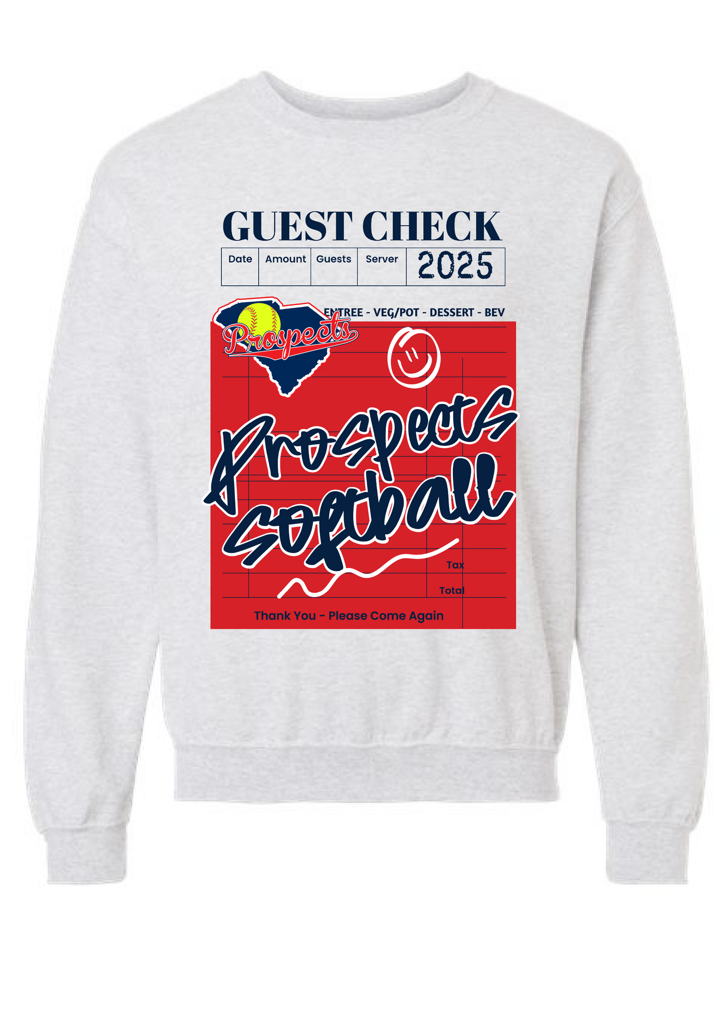 Prospects Guest Check Sweatshirt