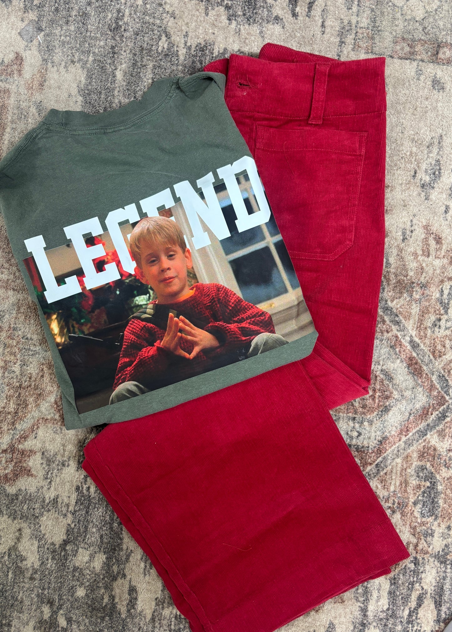 Hog Tied Home Alone Legend Comfort Color Tee