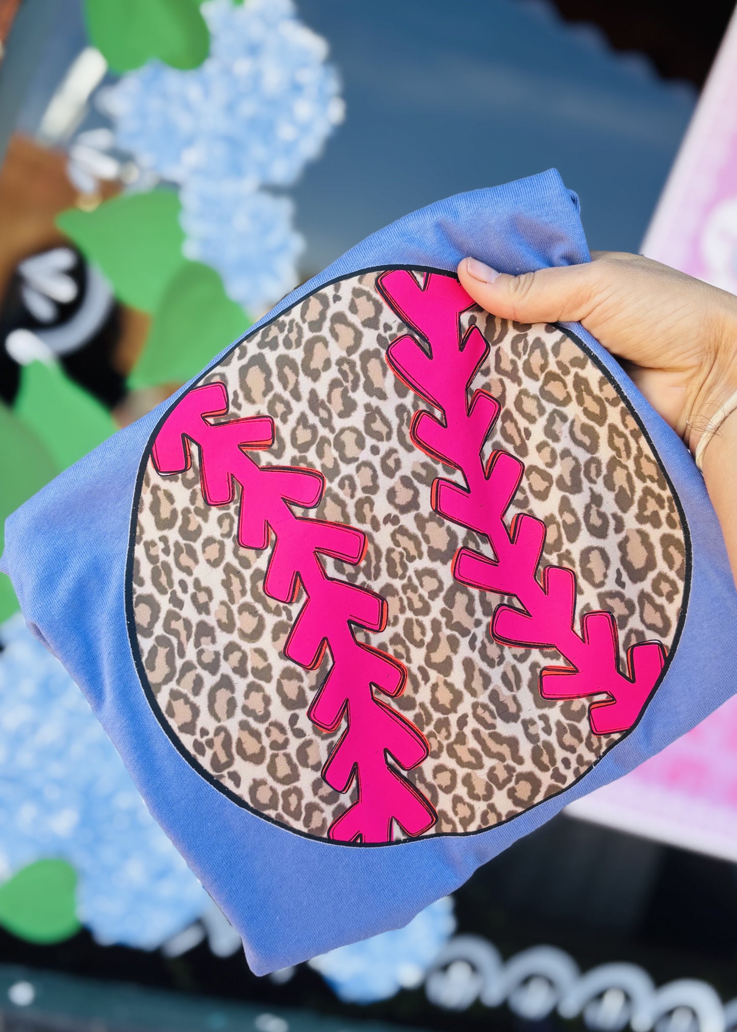 Leopard Ball Graphic Tee