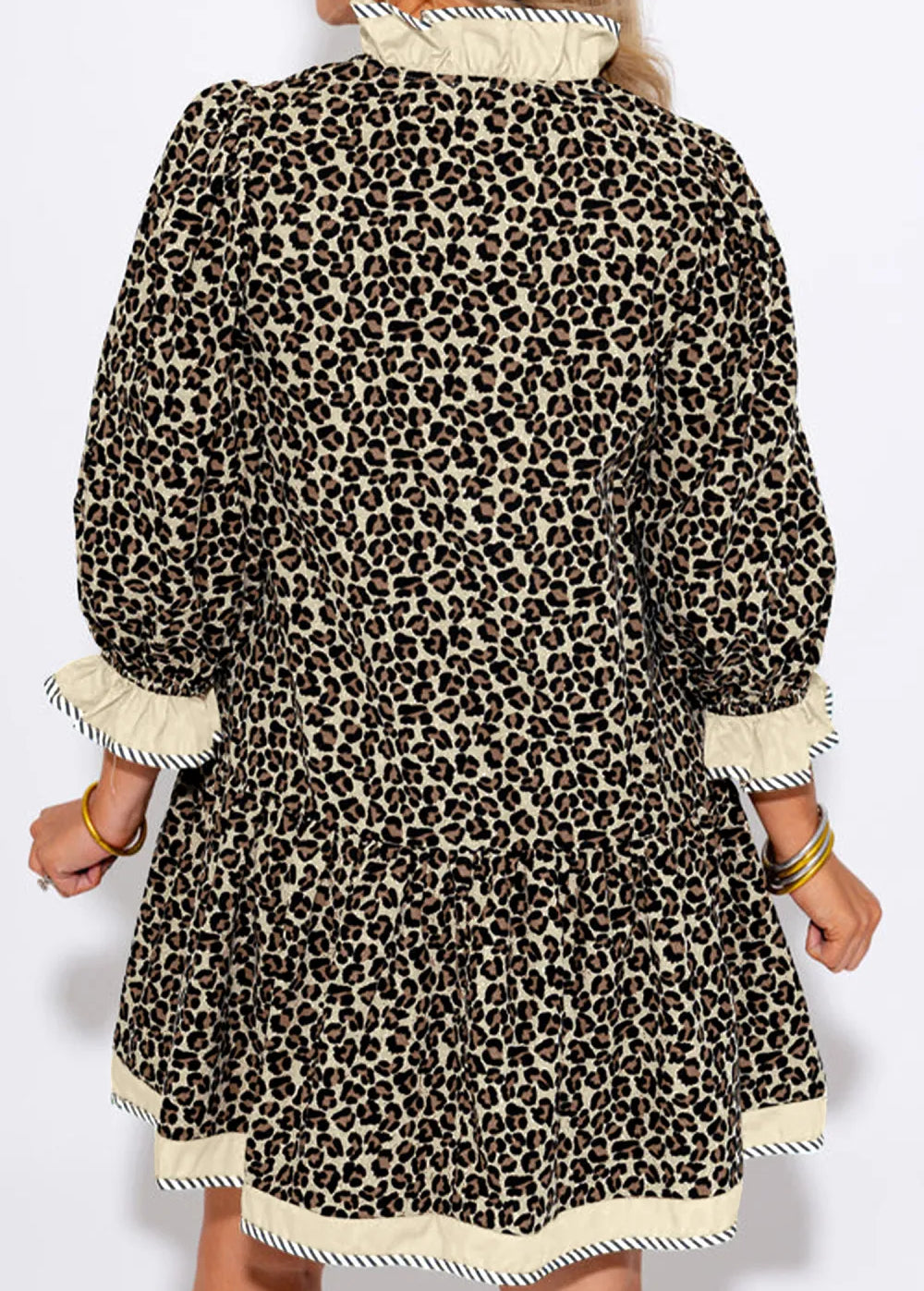 Effortless Edge Leopard Dress