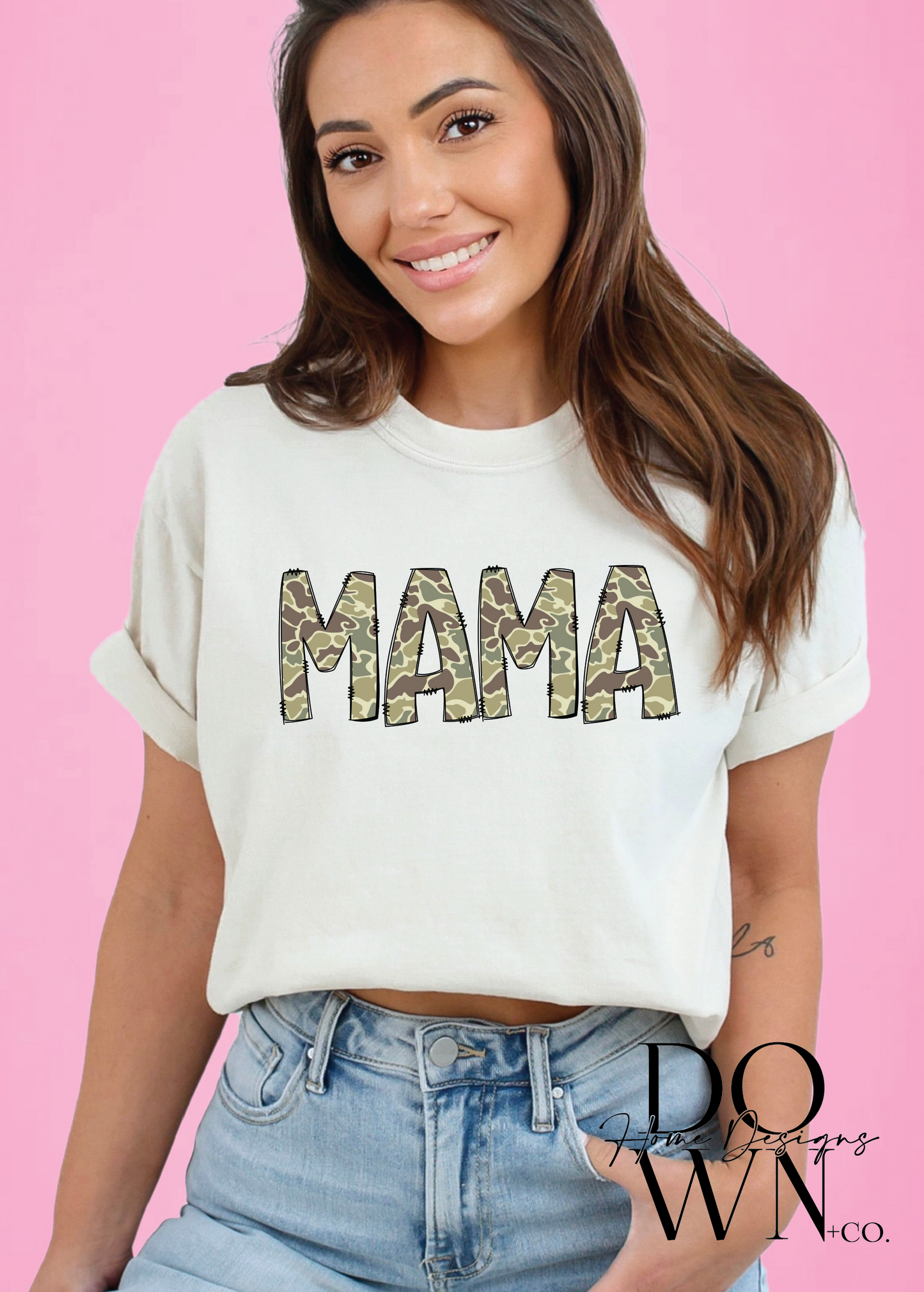 Camo Doodle Name Tee