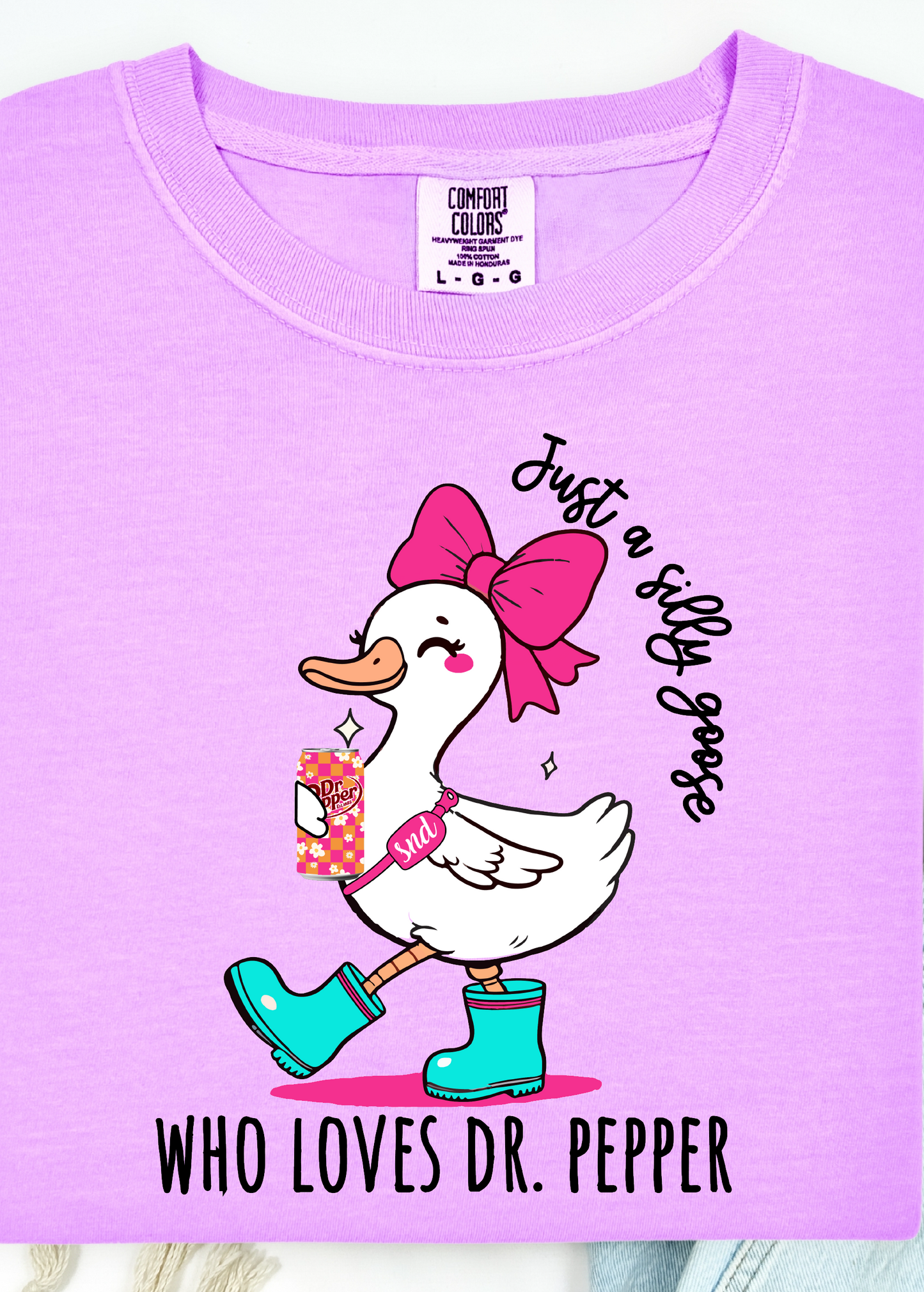 Silly Goose Favorite Drink Comfort Color Tee