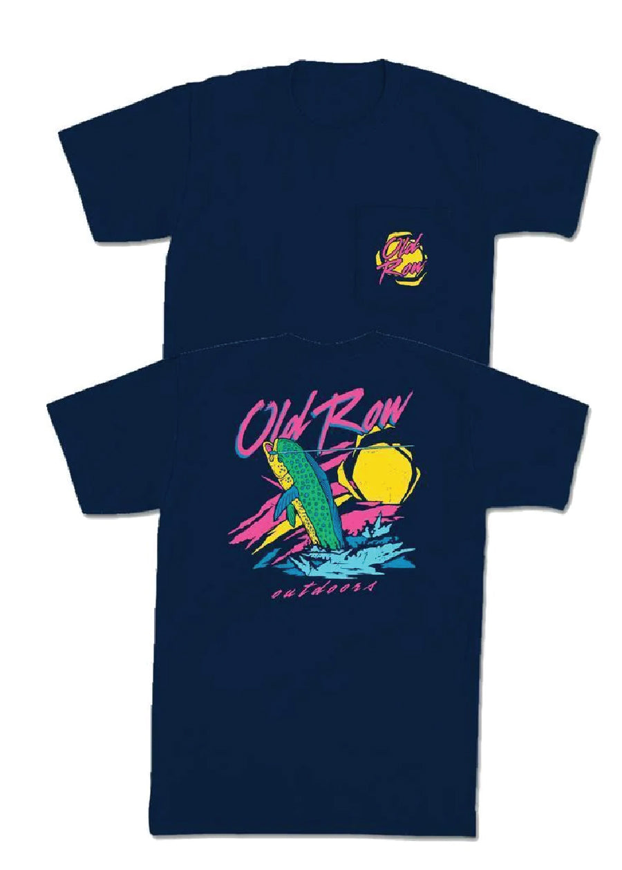 Old Row Outdoors Neon Mahi Pocket Tee