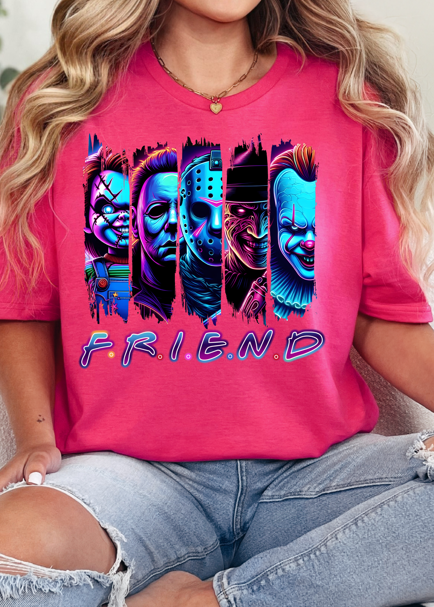 Neon Thriller Gang Graphic Tee