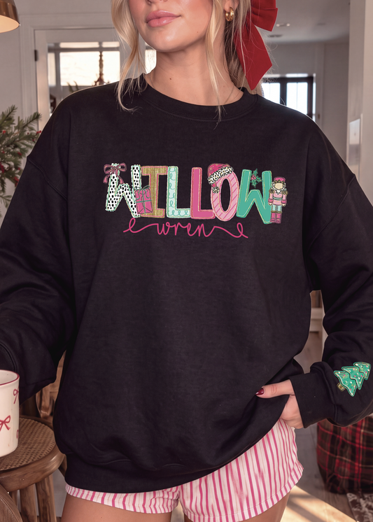 Preppy Christmas Custom Sweatshirt