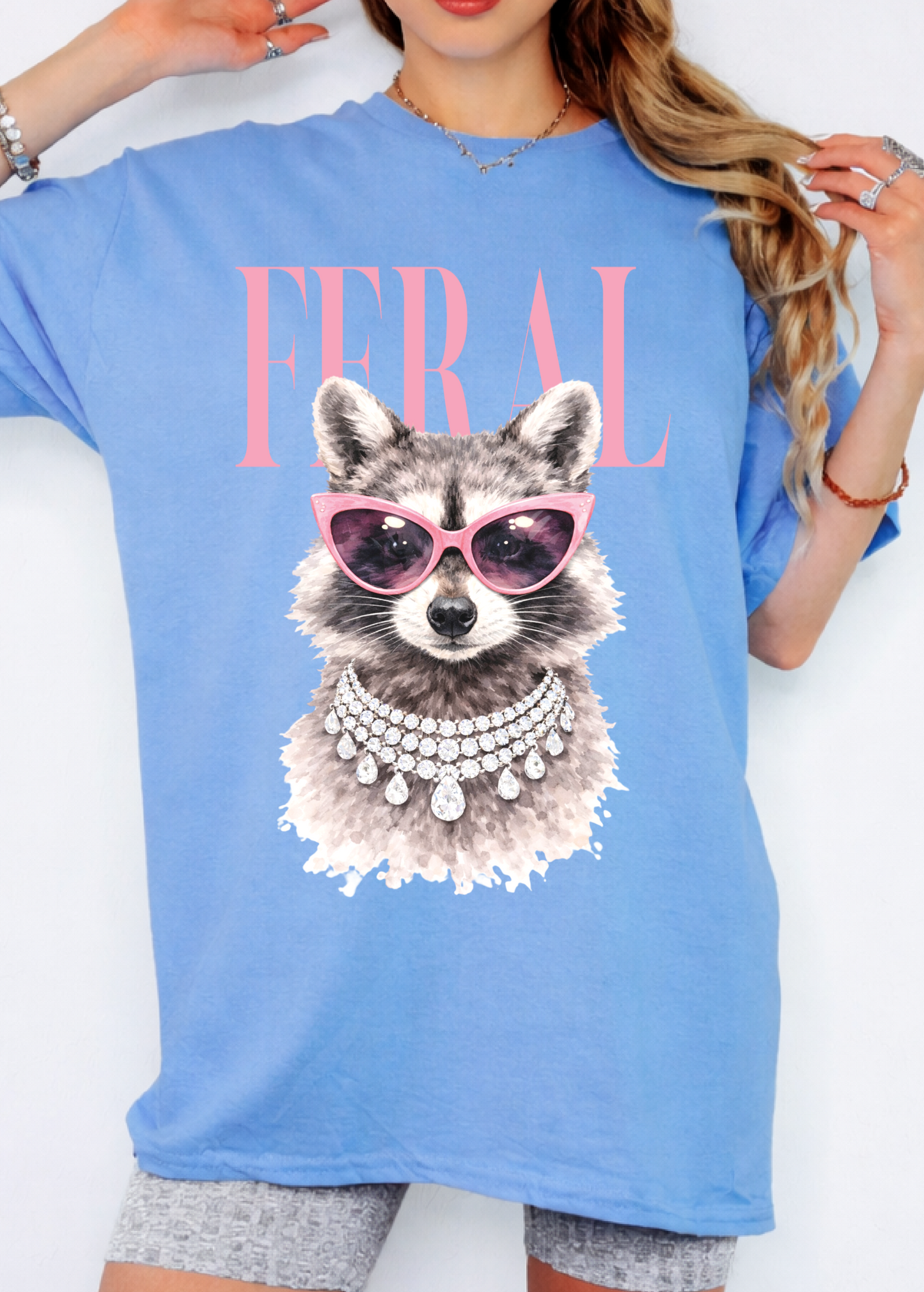 Oversized Feral Graphic Tee