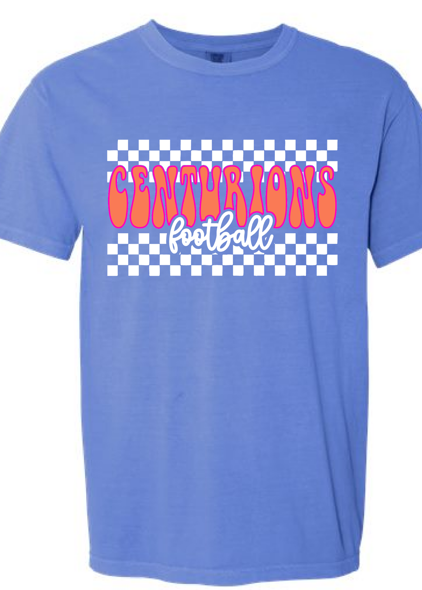 Bright Checkered Comfort Color Tee