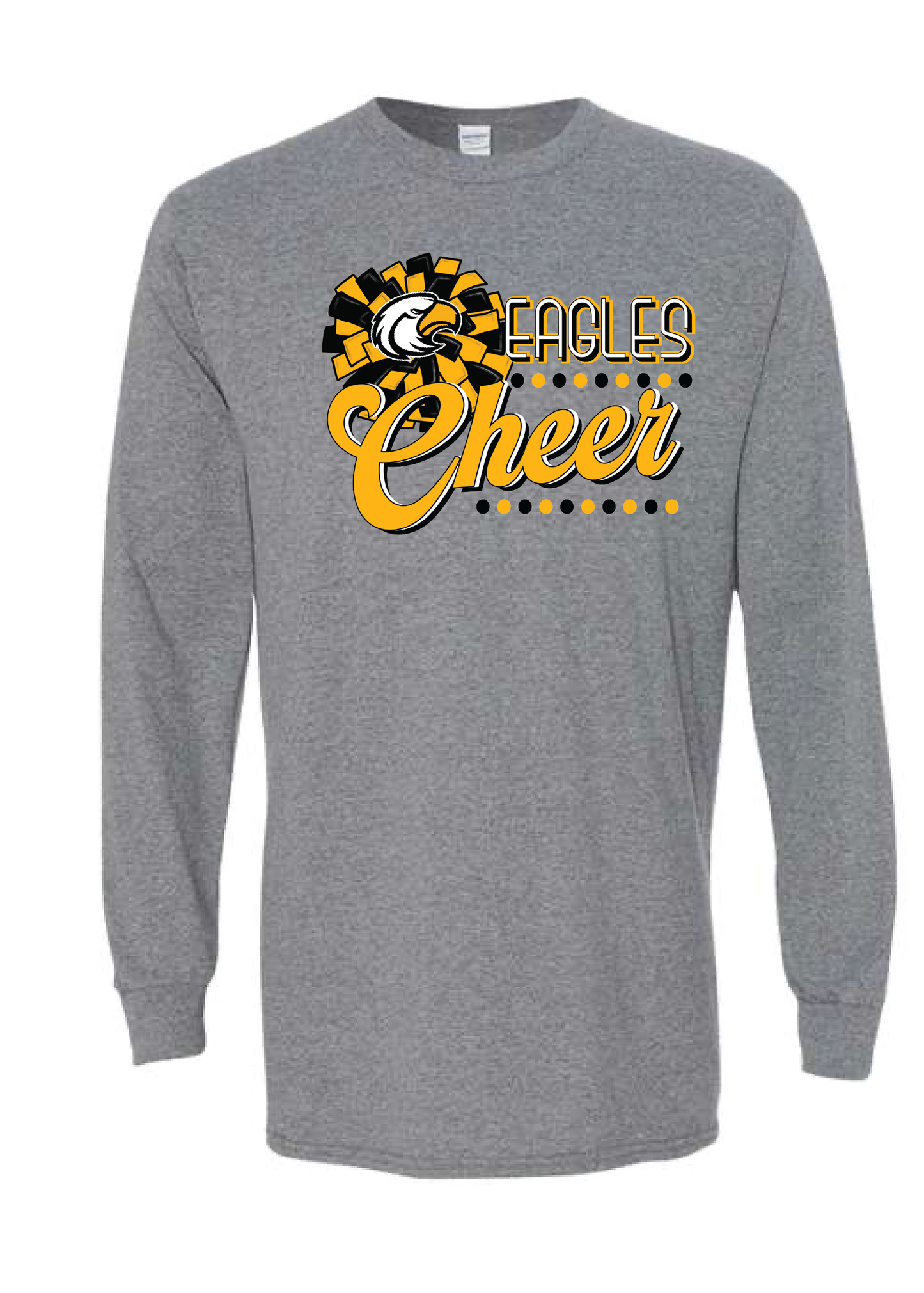 Eagles Retro Cheer Long Sleeve Tee