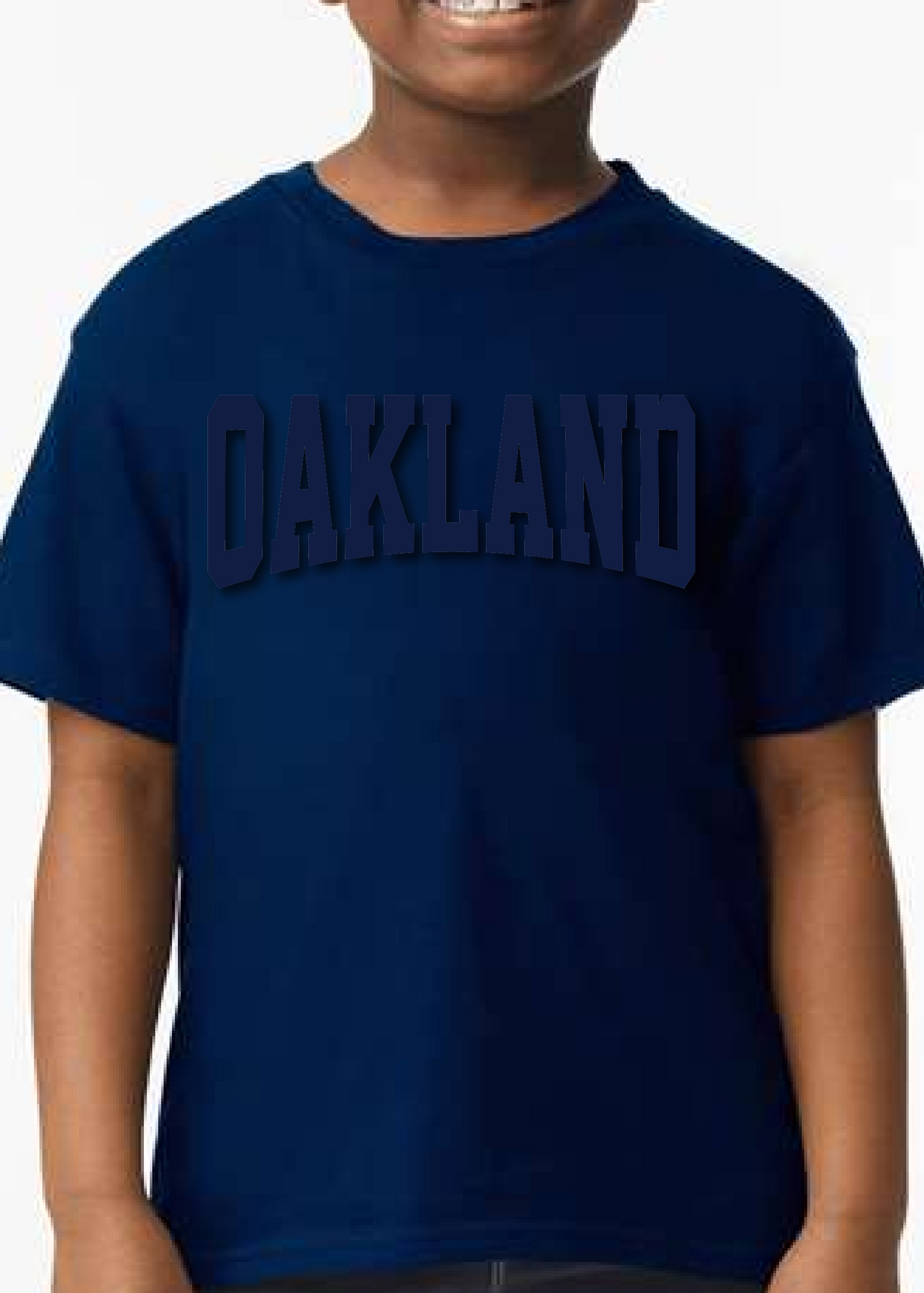 Oakland Arched Varsity Puff Graphic Tee