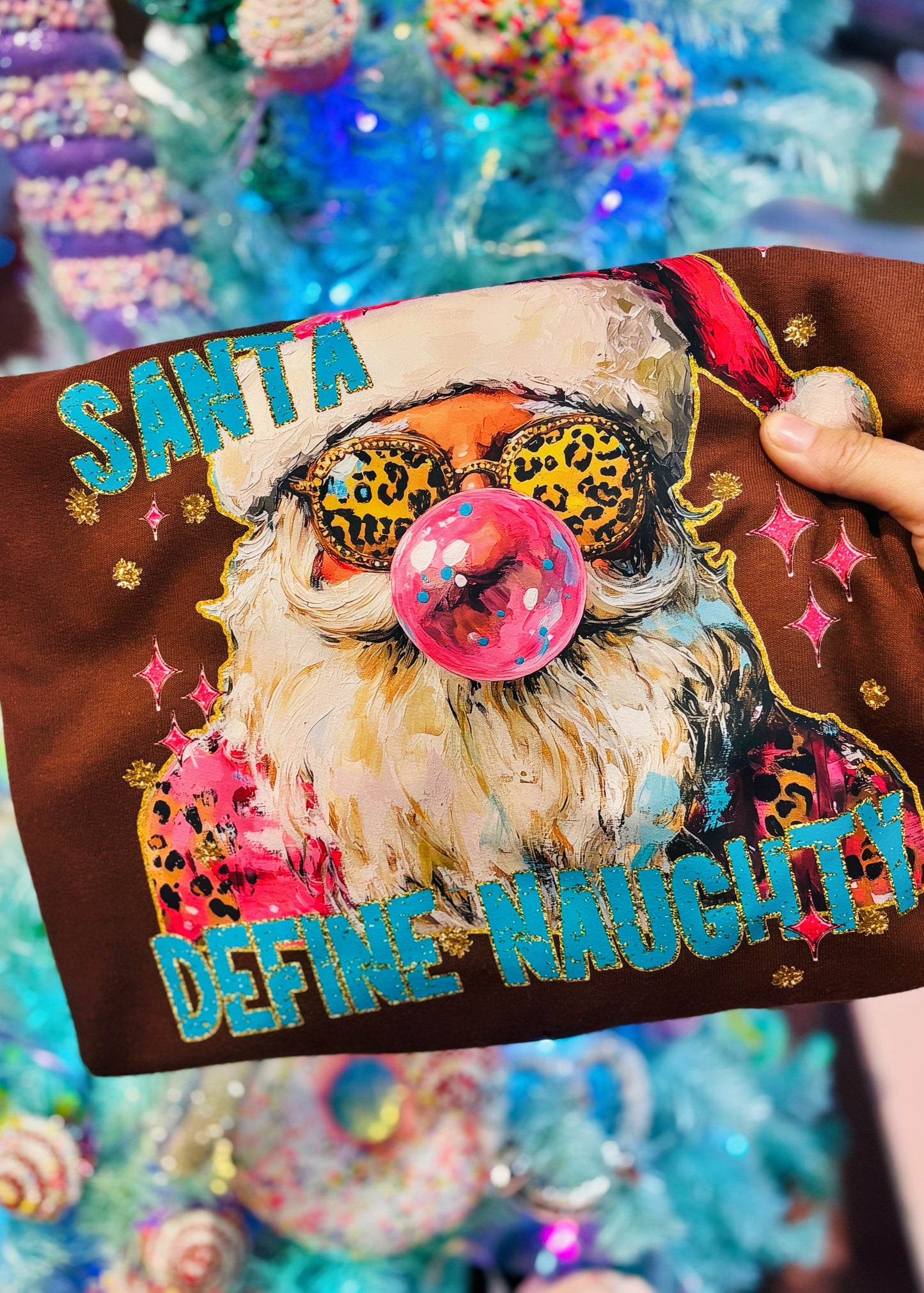 Define Naughty Cheetah Crewneck