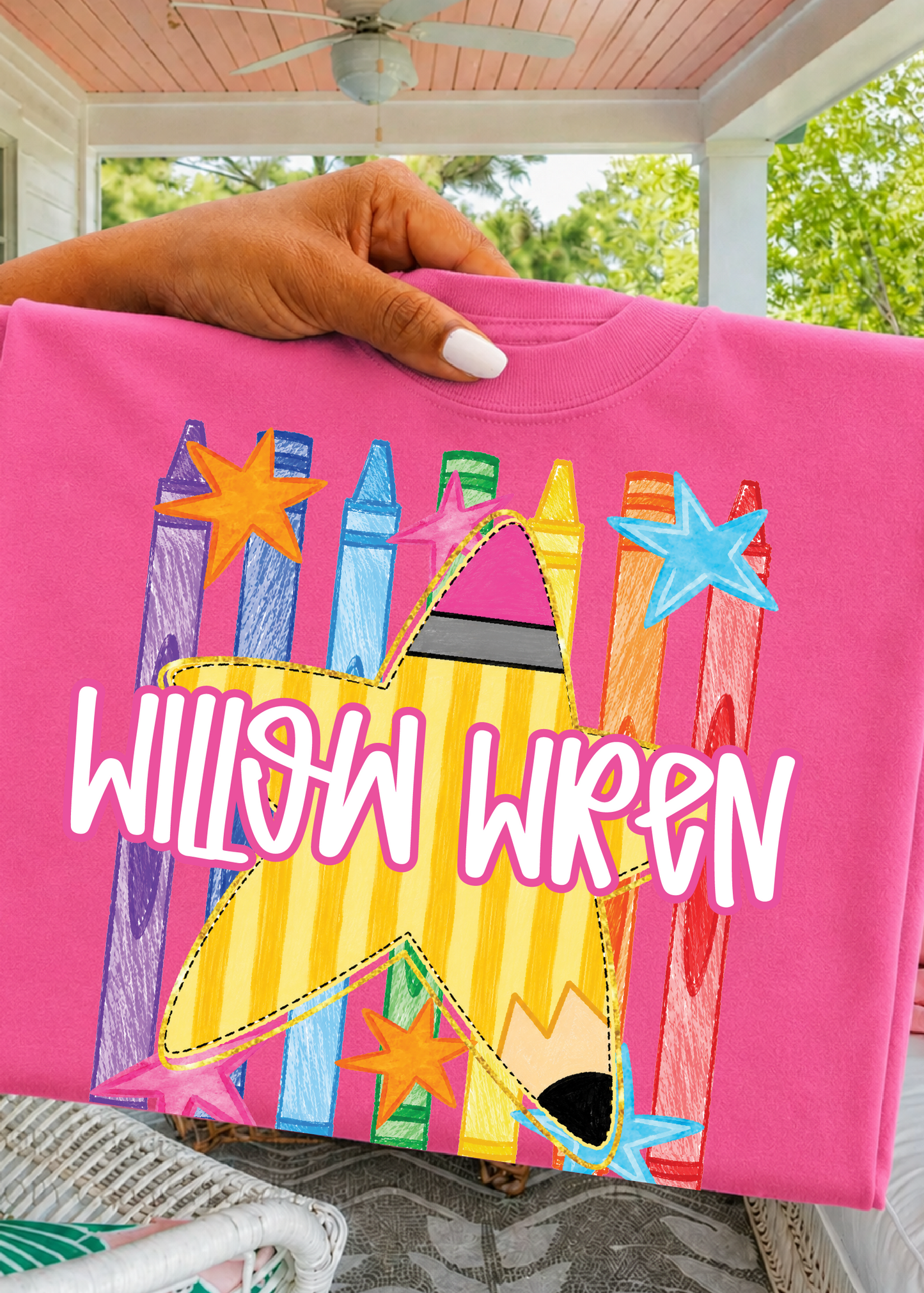 Back to School Crayola Custom Tee