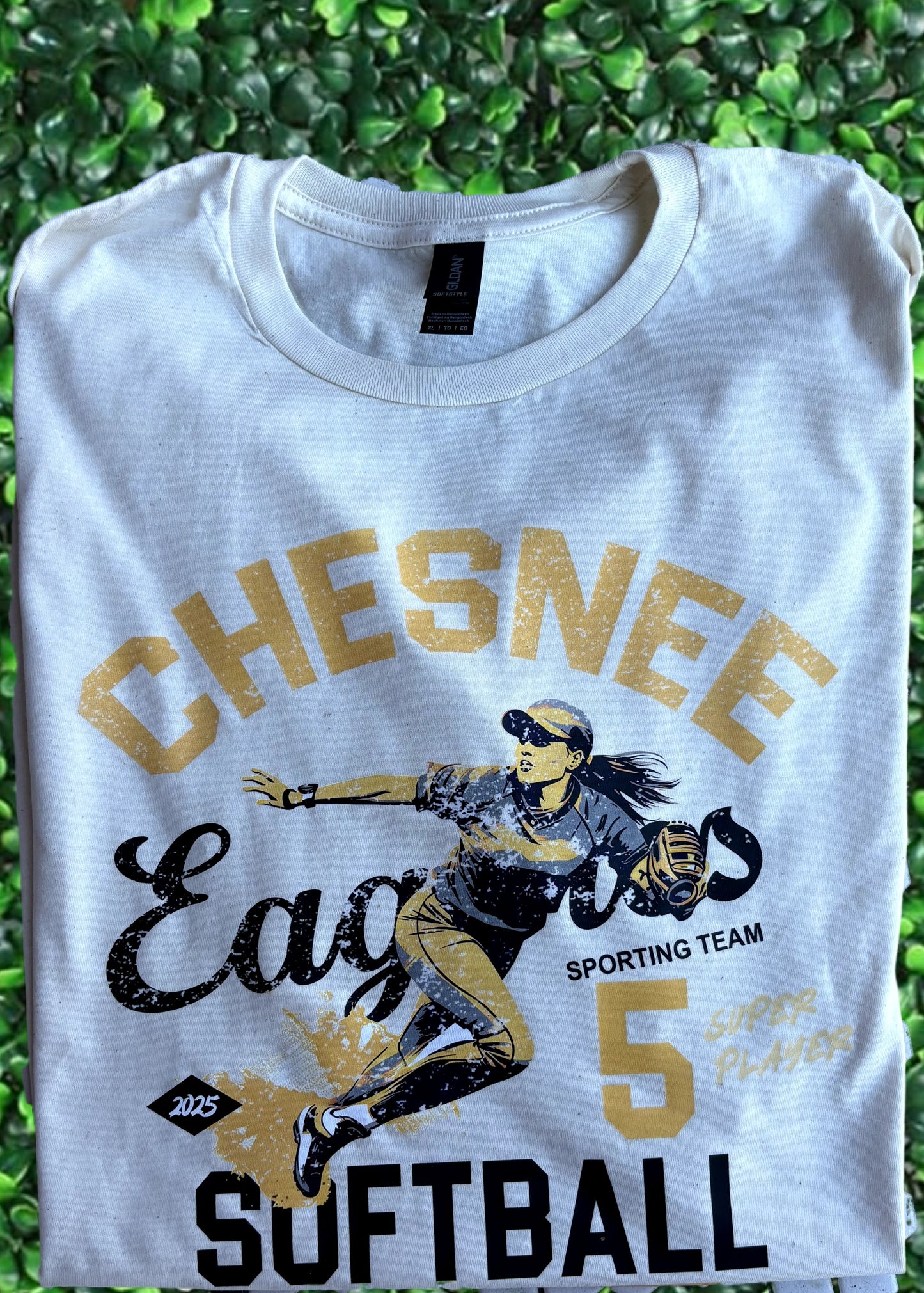 Custom Retro Softball Tee
