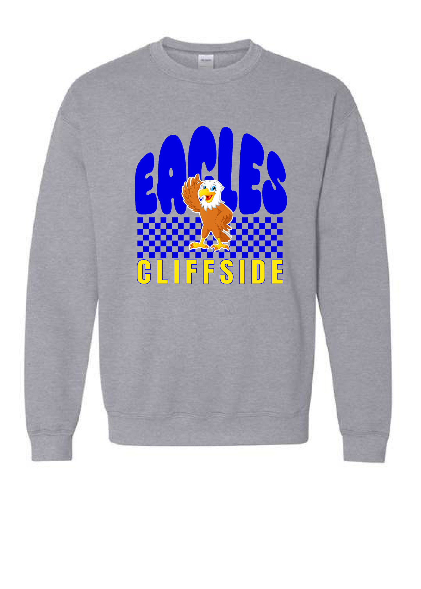 Cliffside Retro Checkered Sweatshirt