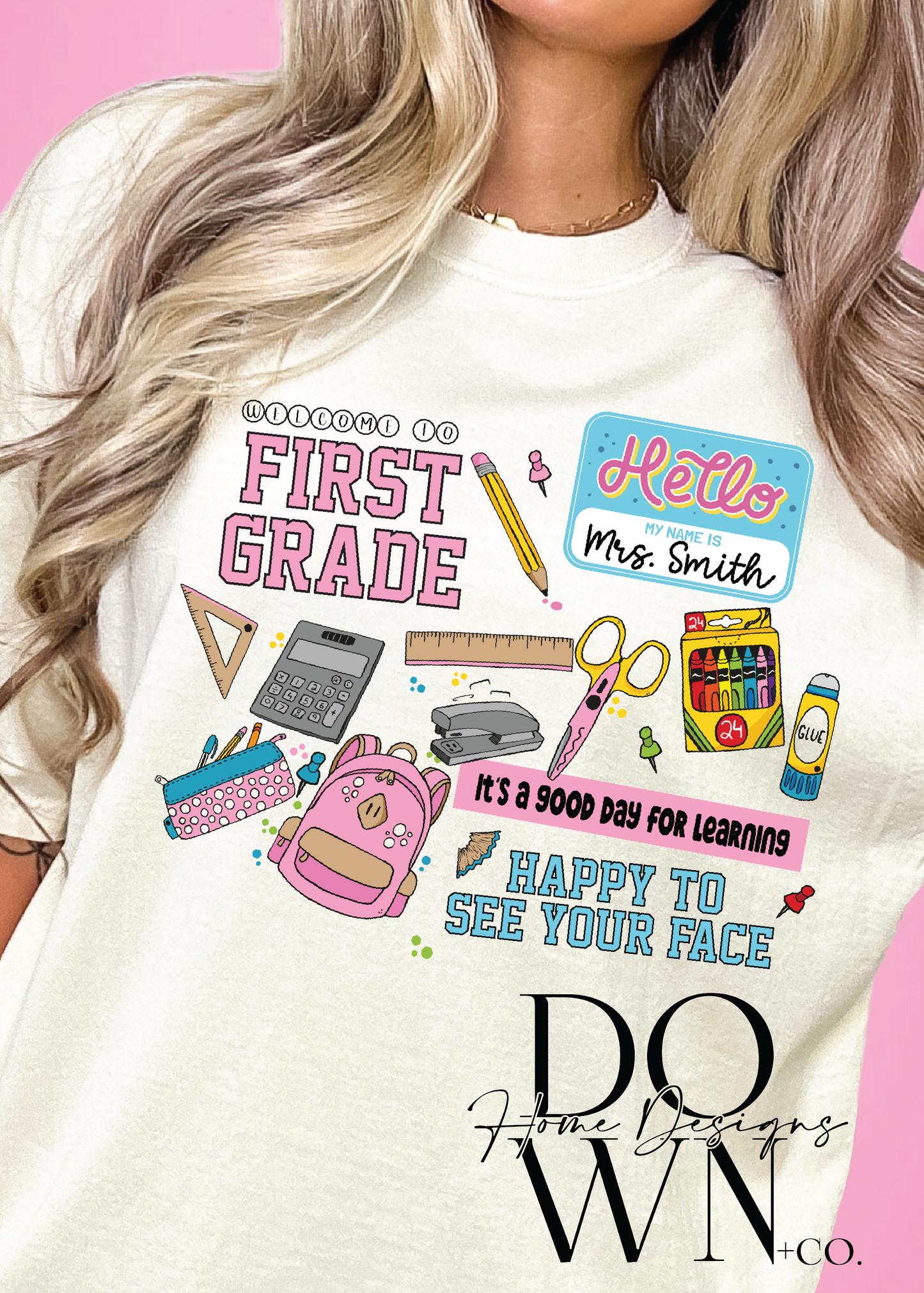 Back to School Custom Teacher CC Tee