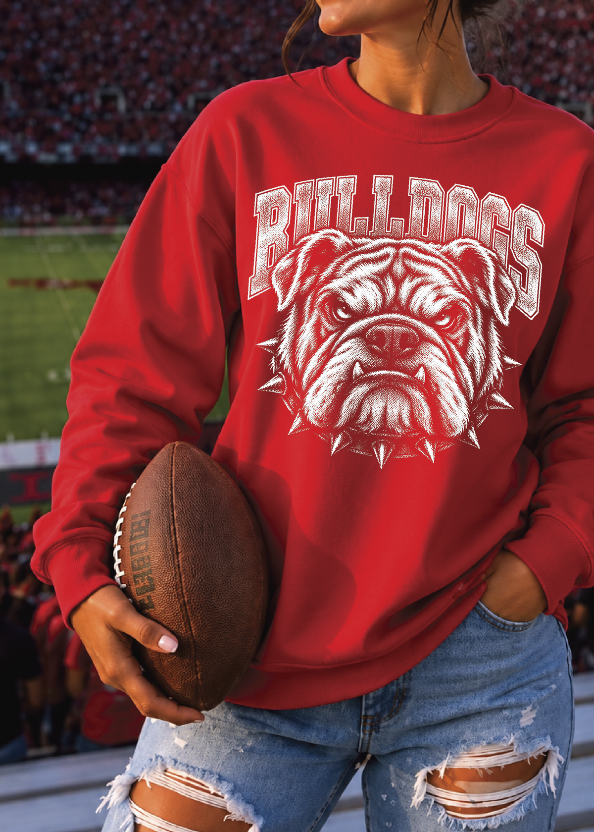 Halftone Mascot Sweatshirt