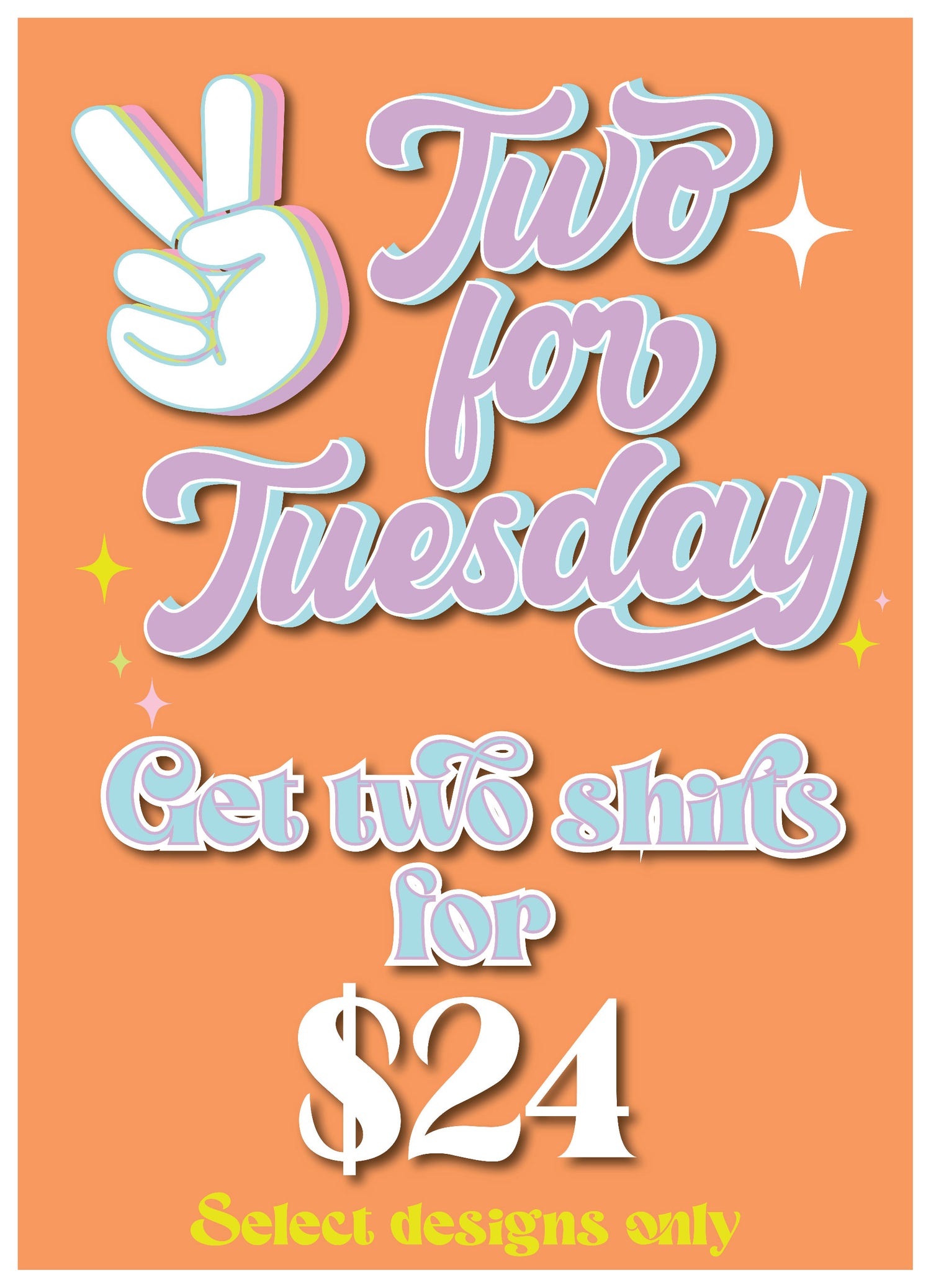 TWO FOR TUESDAY TEES