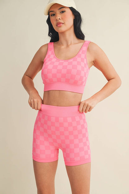 Checkmate Cropped Bralette